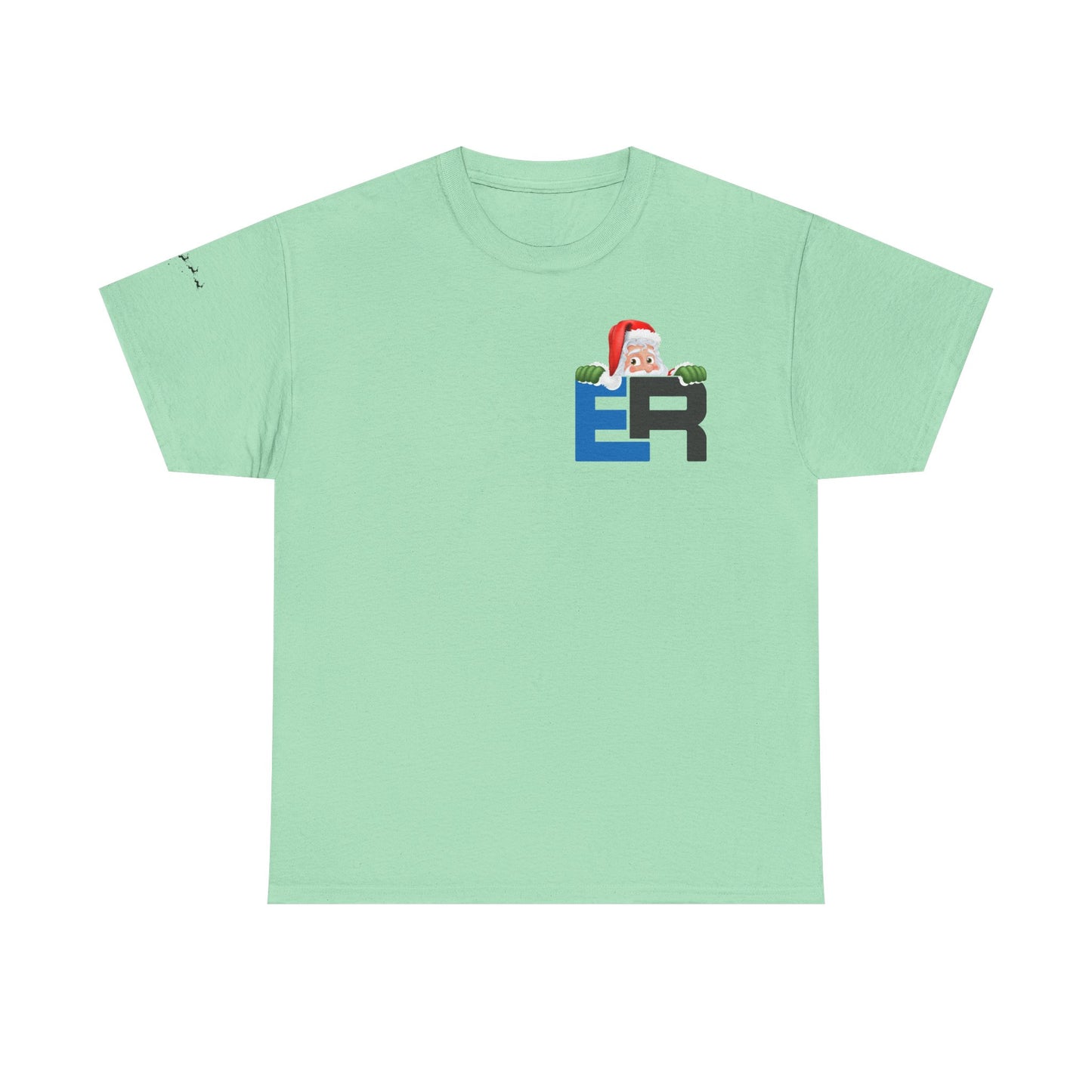 Emergency Room Christmas Unisex Tee - Santa Snowflakes Holiday Cheer Shirt, ER Nurse Doctor Gift, Xmas Medical Staff Apparel, Holiday Season