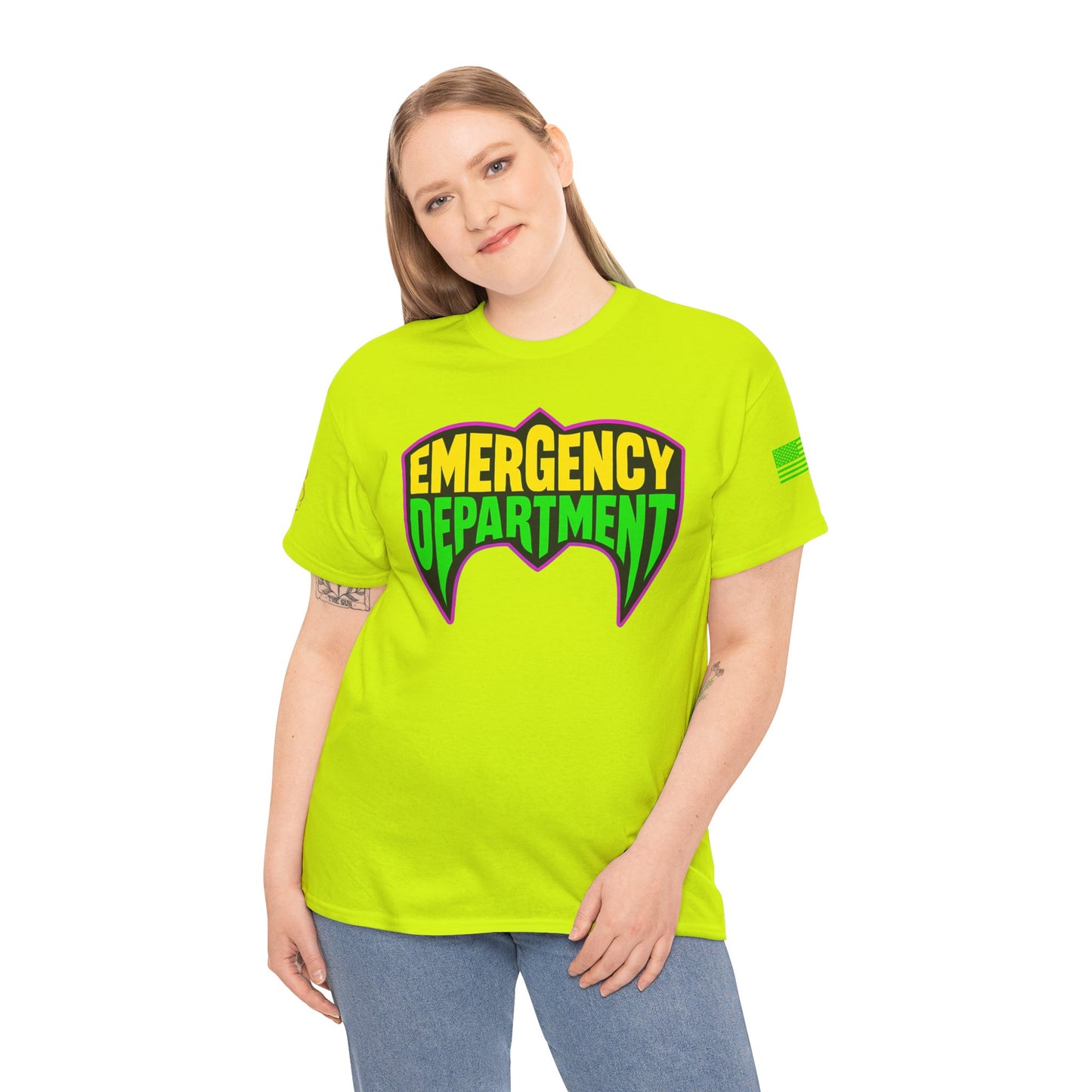 The Ultimate ER tee homage to wrestling legends Unisex Heavy Cotton Tee