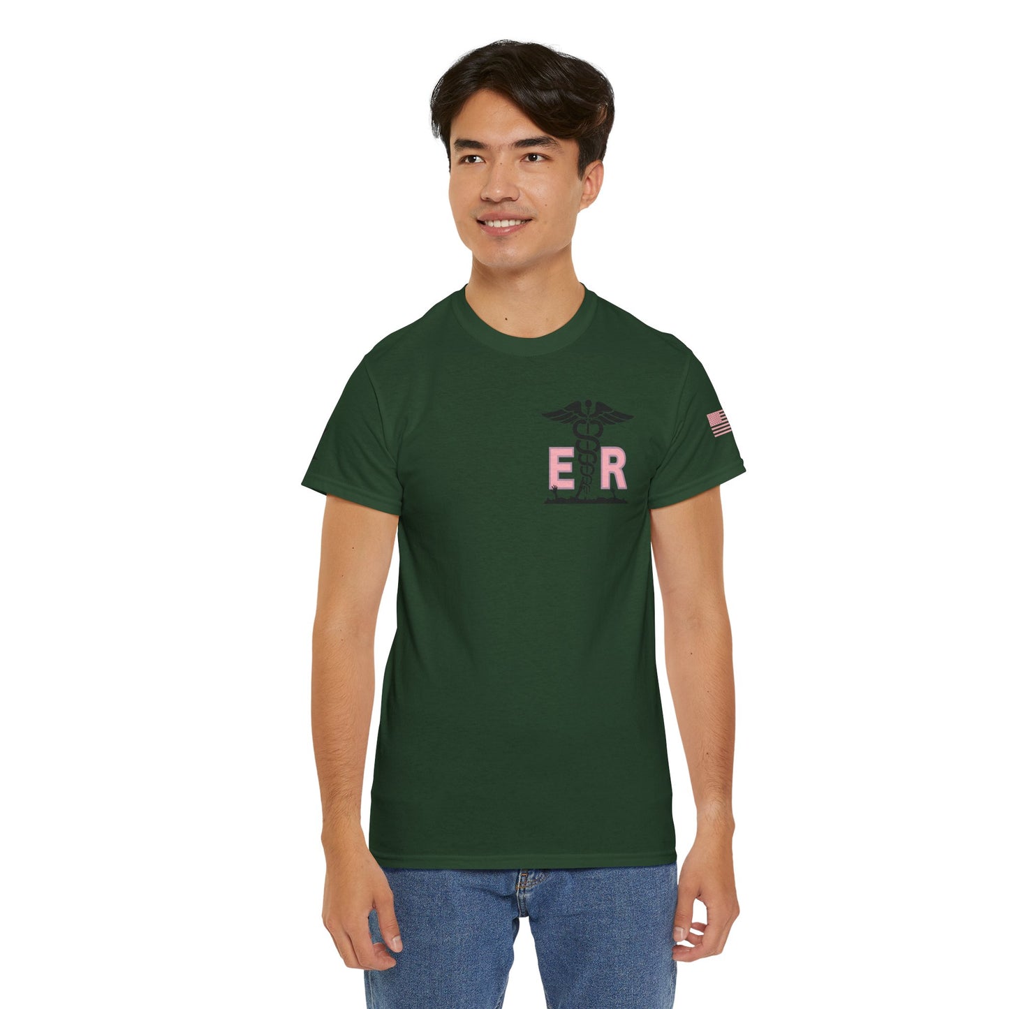 ER Halloween strawberry moon Night of the Living Dead t shirt Unisex Heavy Cotton Tee