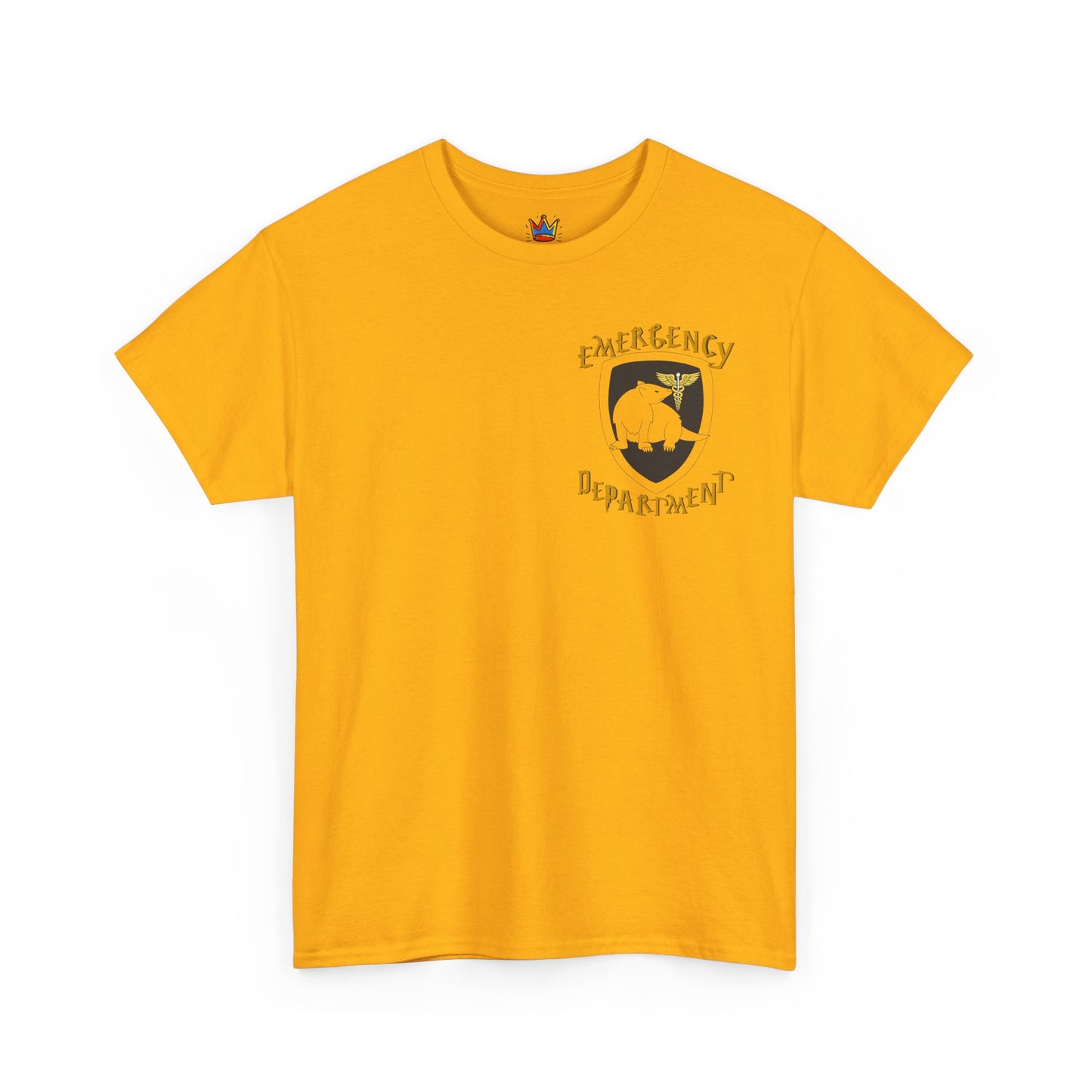 Huffle Healer – Emergency Department Crew Tee potter loving healthcare emergency department Unisex Heavy Cotton Tee