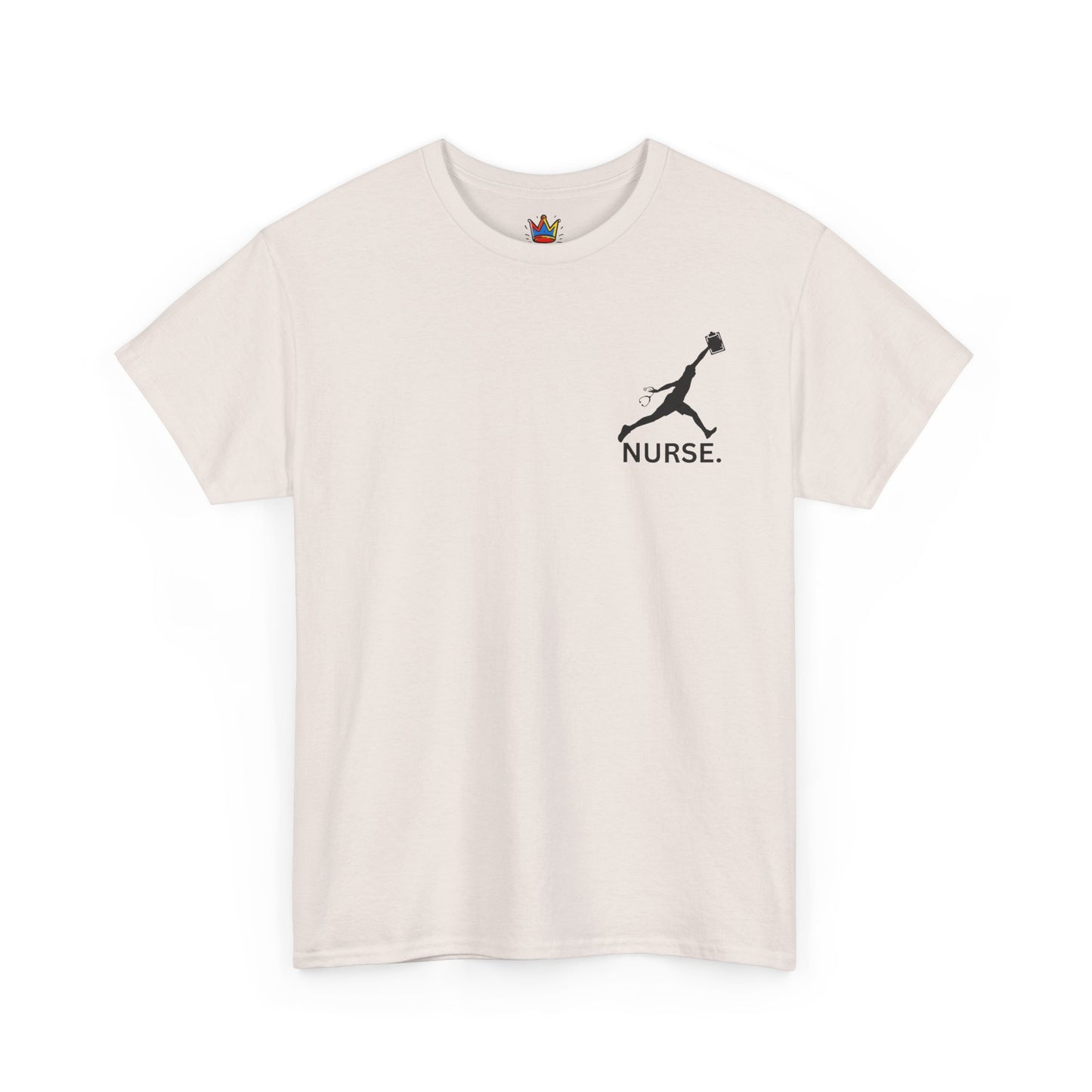 Jumpman Nurse T Shirt Bold Multicolor Athletic Nurse Shirt, Unisex Heavy Cotton Tee, Nursing Graduation Gift, RN Medical Staff Shirt