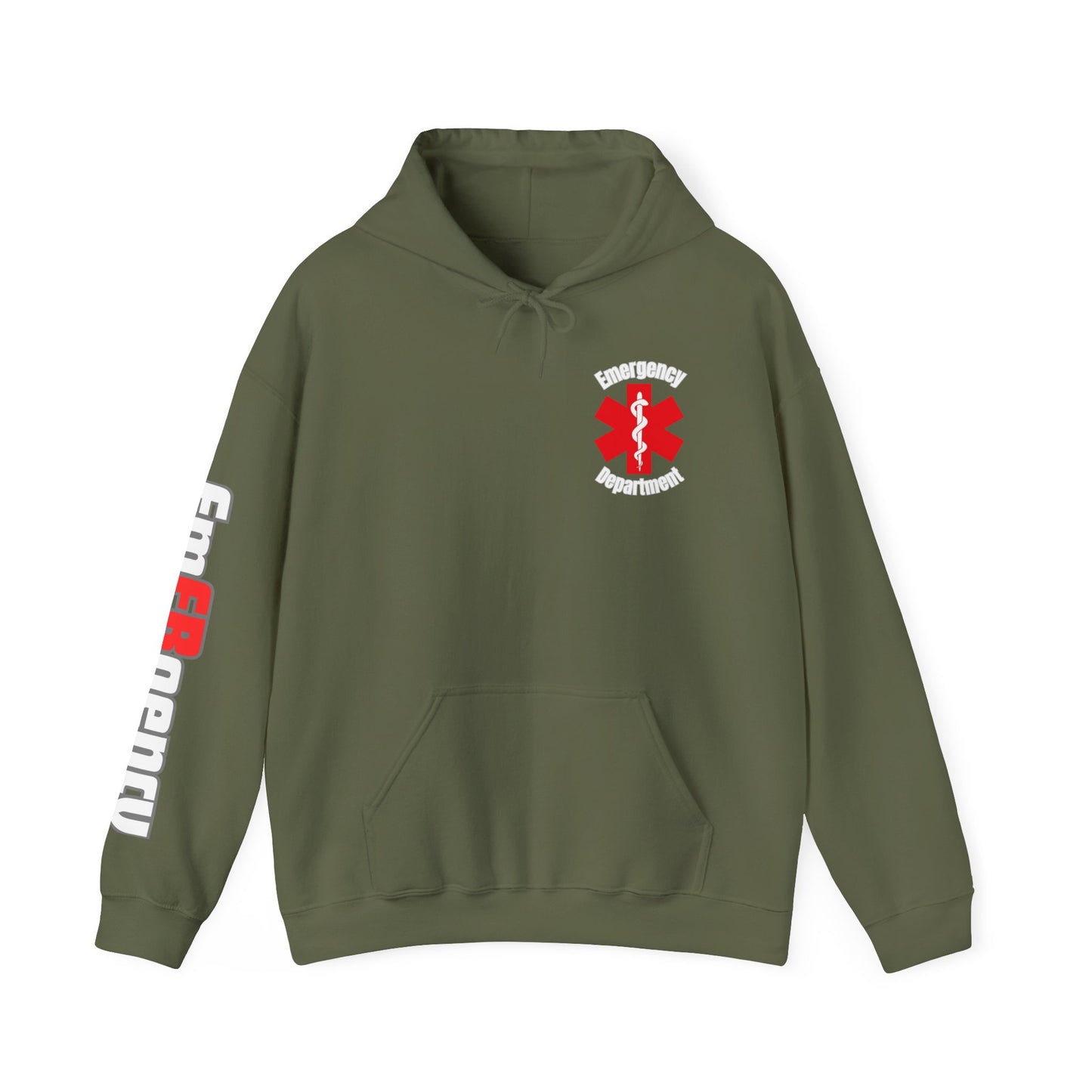 Emergency Department hoodie dumpster fire humor