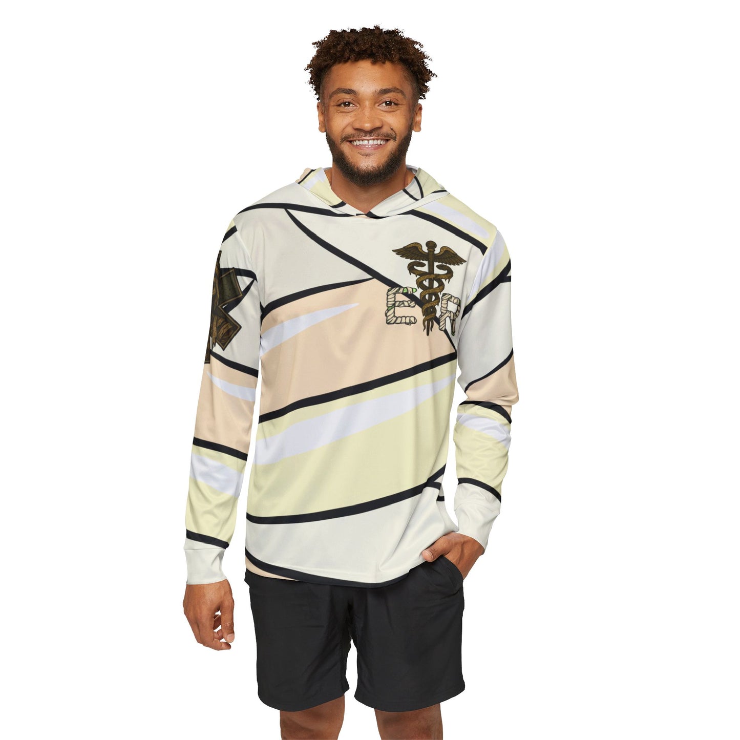 Halloween in the ER Mummy themed Sports Warmup Hoodie (AOP)
