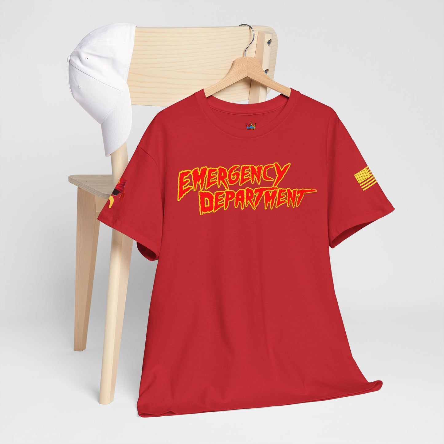 ER Mania Runnin Wild wrestling legend homage Unisex Heavy Cotton Tee