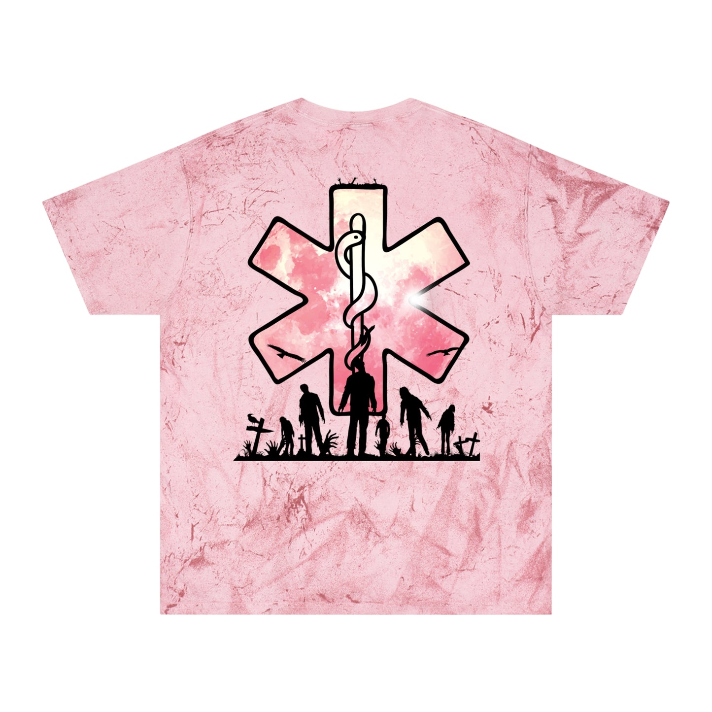 Night of the undead full blood moon zombie horde RN comfort colors Unisex Color Blast T-Shirt