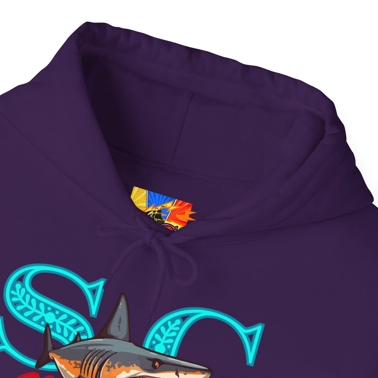 Hooded sweat shirt (stone cradle) stranded line