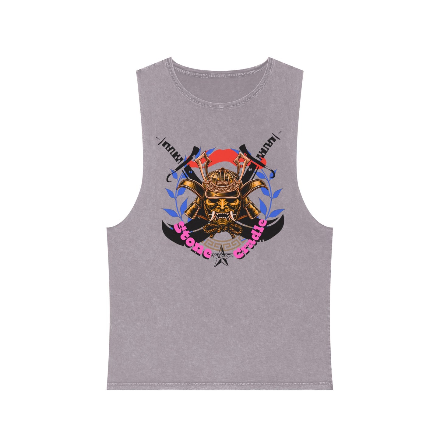 Unisex Stonewash Tank Top Stone cradle (riding)