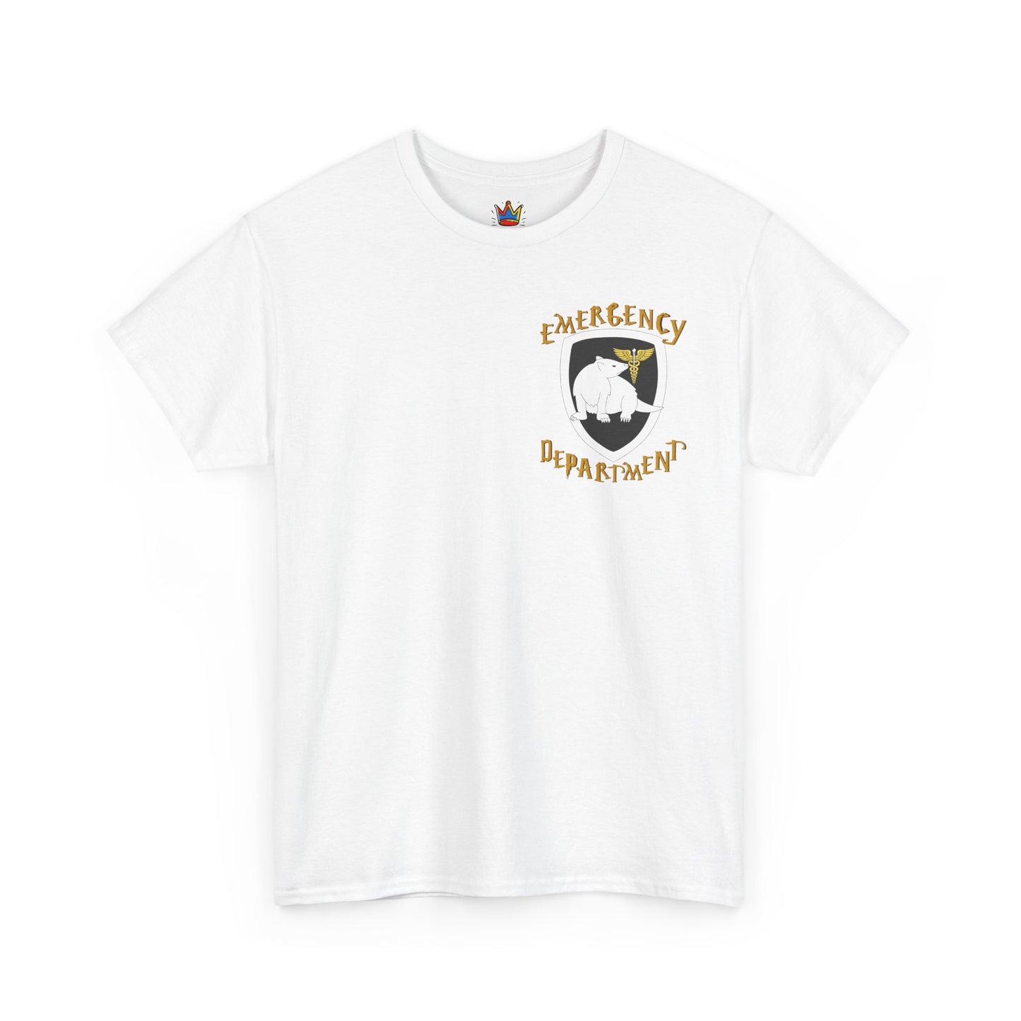 Huffle Healer – Emergency Department Crew Tee potter loving healthcare emergency department Unisex Heavy Cotton Tee