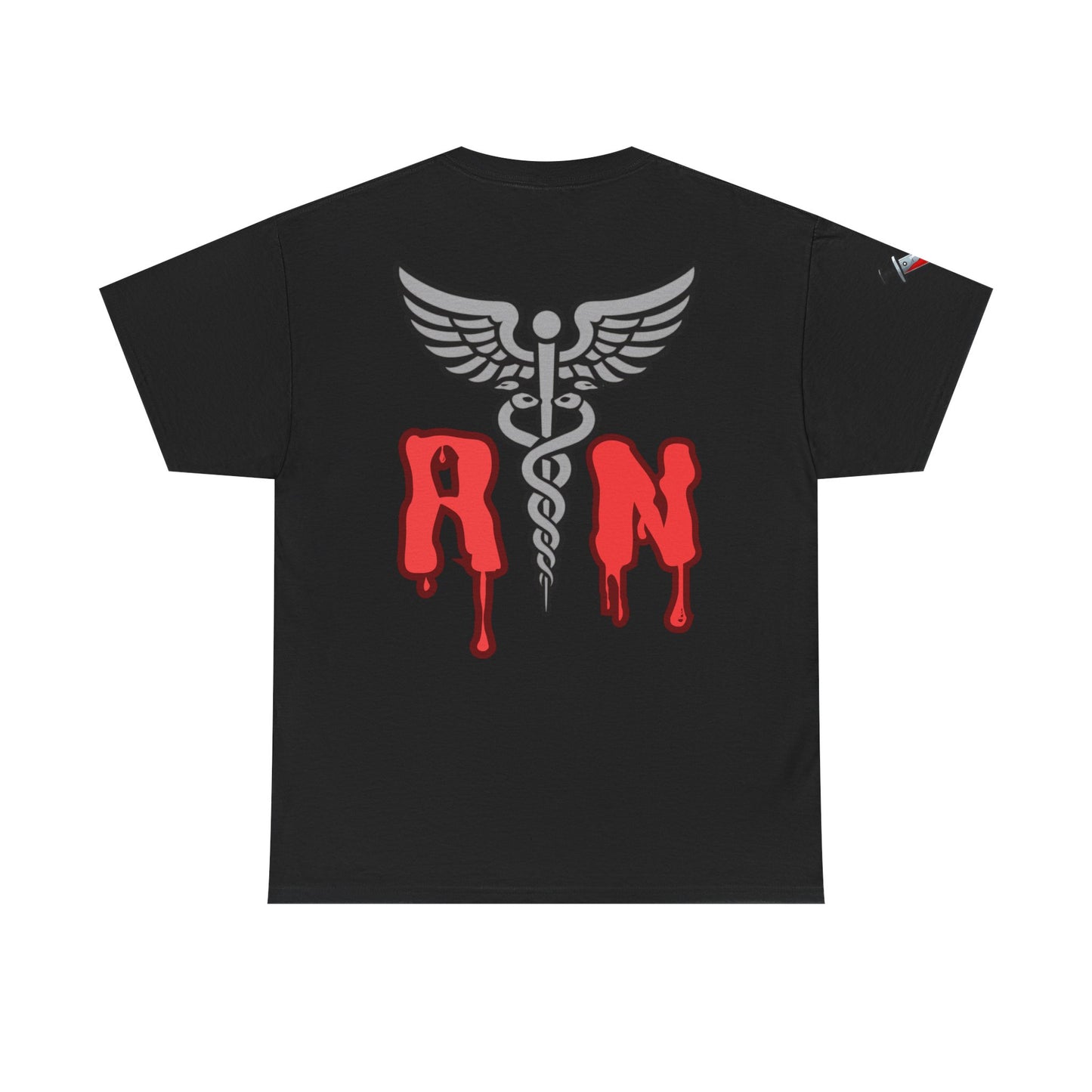 Nursing Halloween t shirt gift Friday the 13th RN T-shirt Jacob hockey mask with spooky RN emblem
