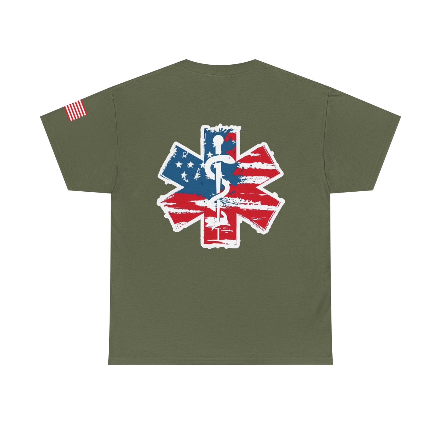 Patriotic healthcare worker t shirt Independence Day gift for healthcare worker Unisex Heavy Cotton Tee