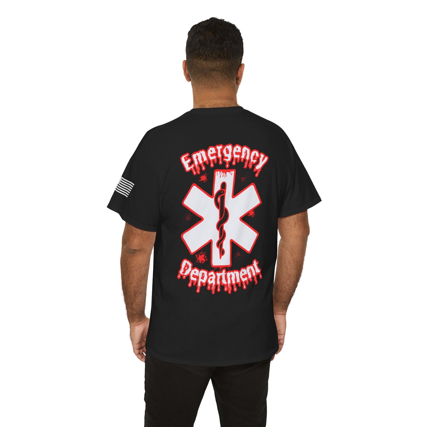 Emergency department ghostface themed ER halloween Unisex Heavy Cotton Tee