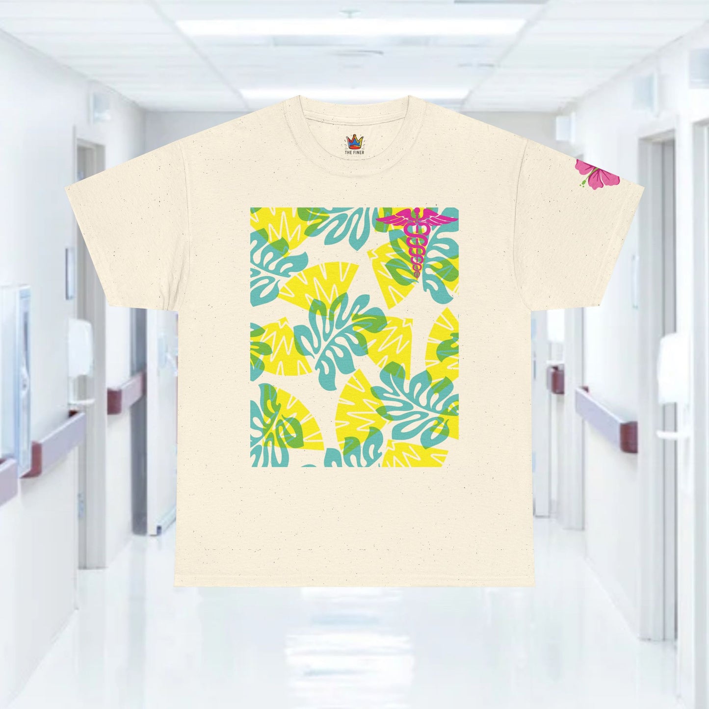 Summertime in the ER Hawaiian themed ED t shirt gift for nurses week floral ER shirt tropical themed er healthcare worker t shirt