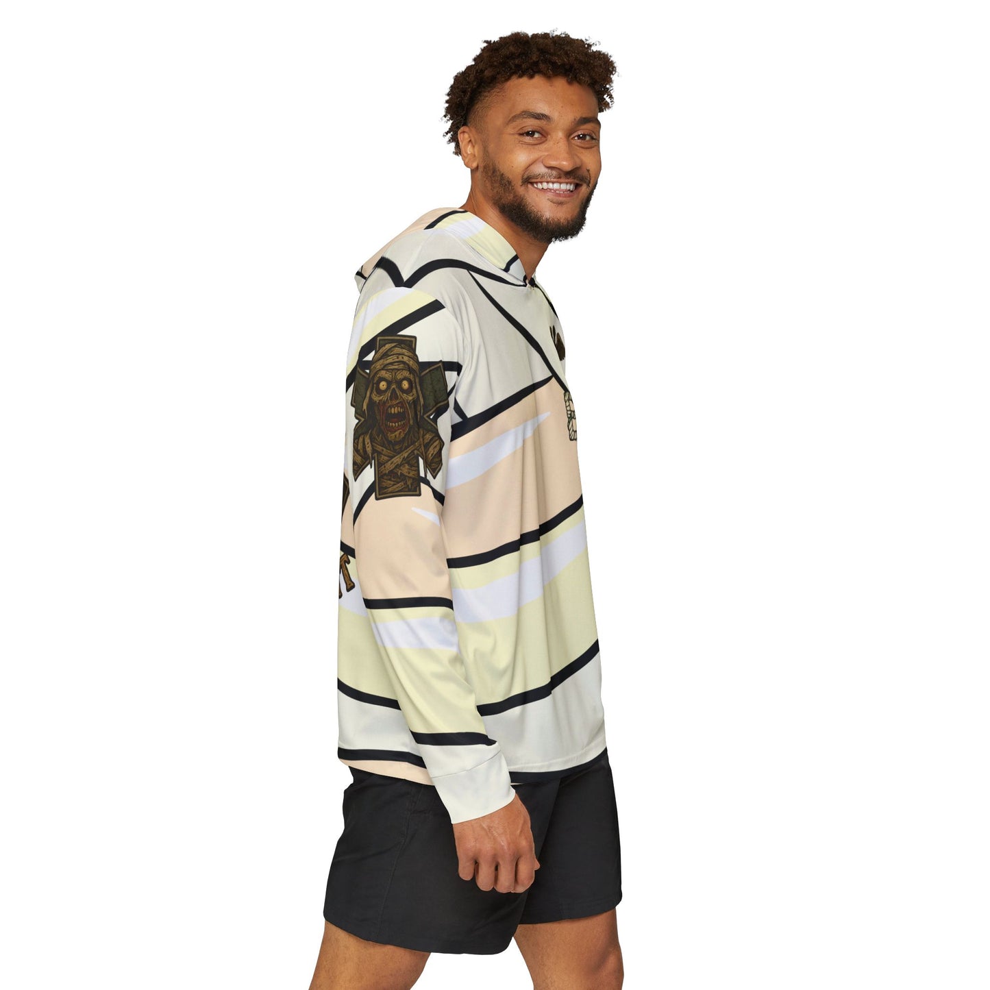Halloween in the ER Mummy themed Sports Warmup Hoodie (AOP)