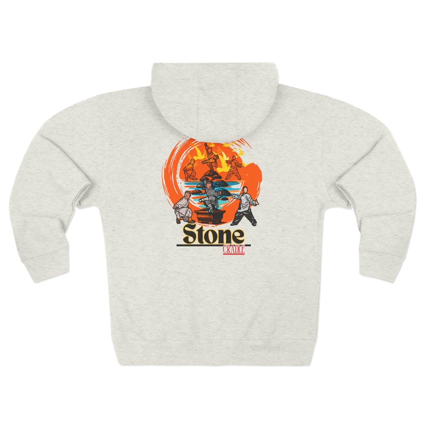 Zipper hoodie, (STONE CRADLE) boxing