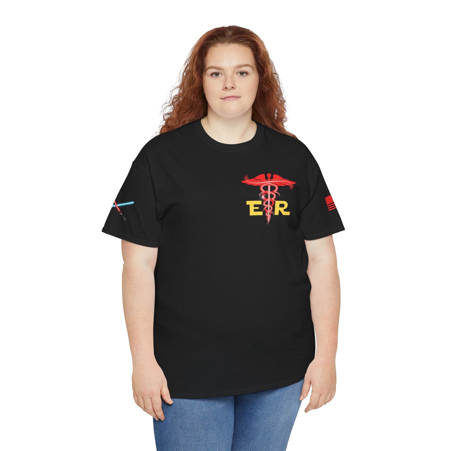 Embrace the dark side galactic Unisex Heavy Cotton Tee