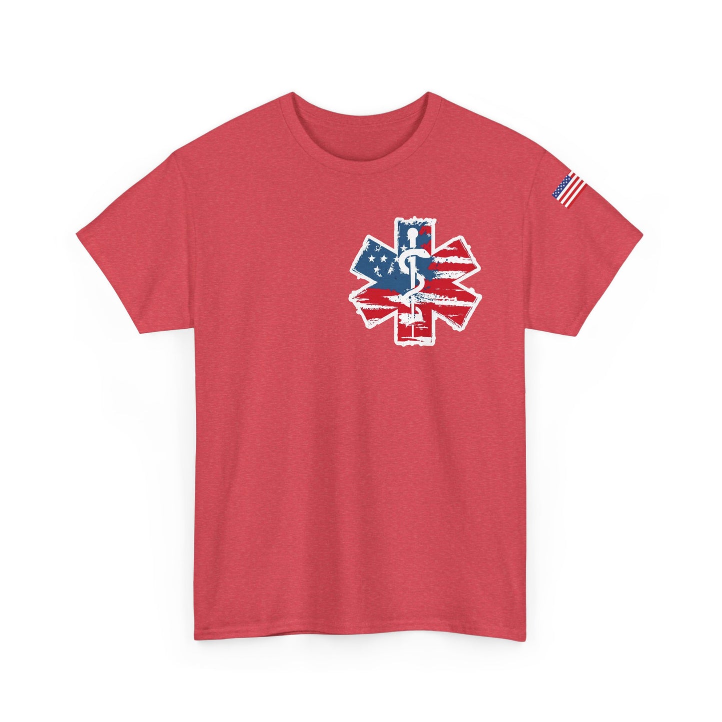 Patriotic nursing gift t shirt Unisex Heavy Cotton Tee