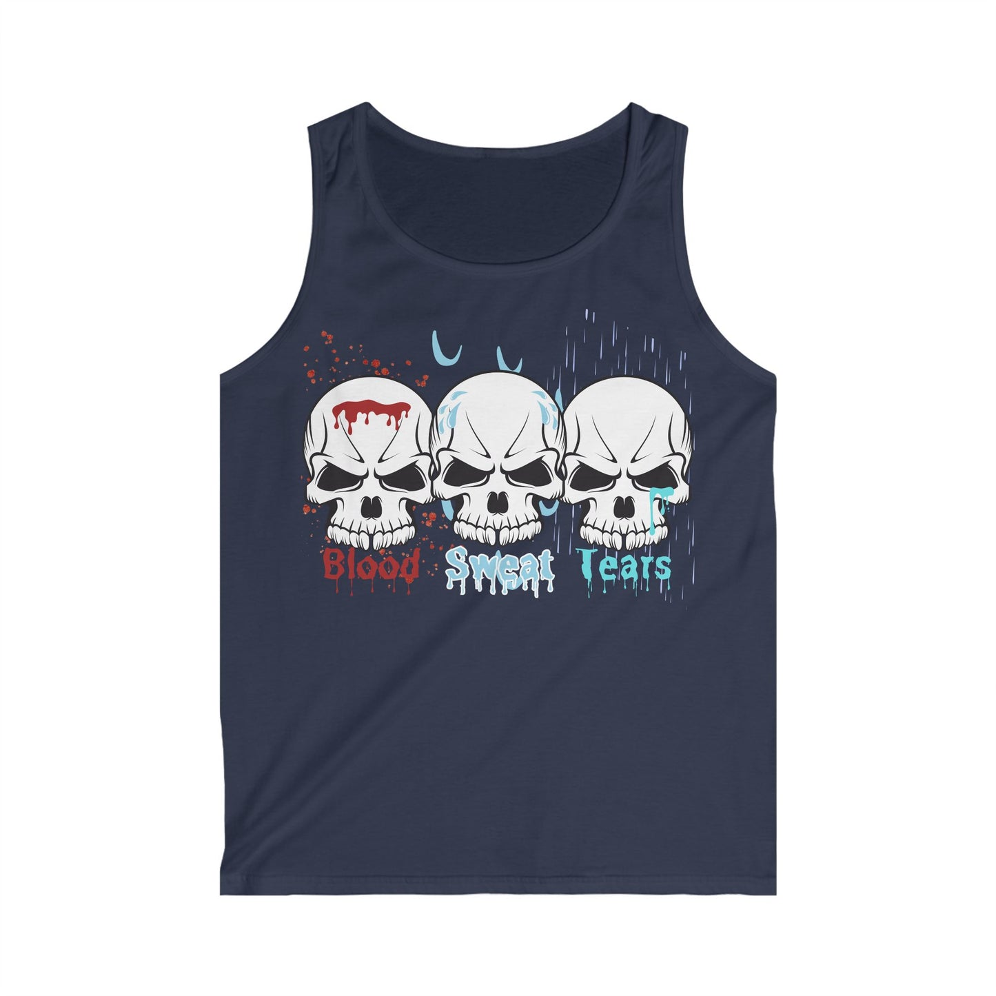 Men's gym gear blood sweat and tears Softstyle Tank Top