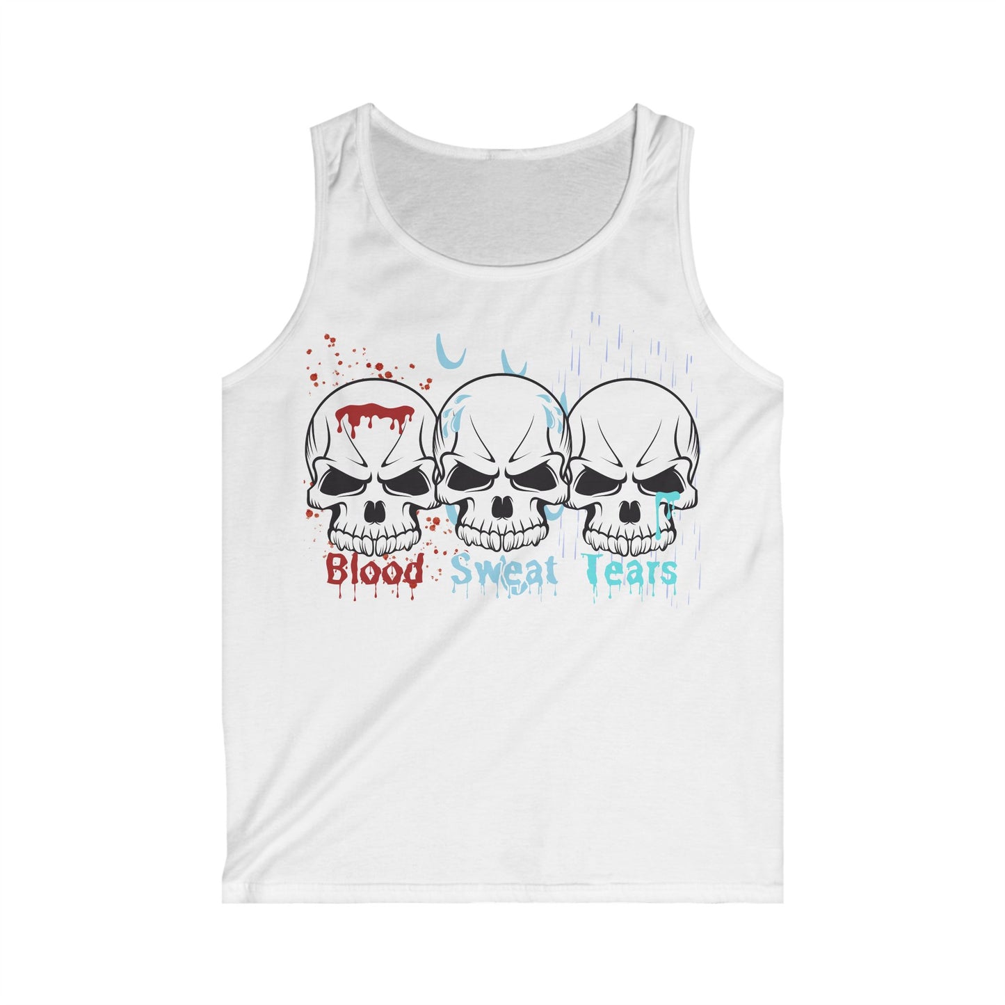 Men's gym gear blood sweat and tears Softstyle Tank Top