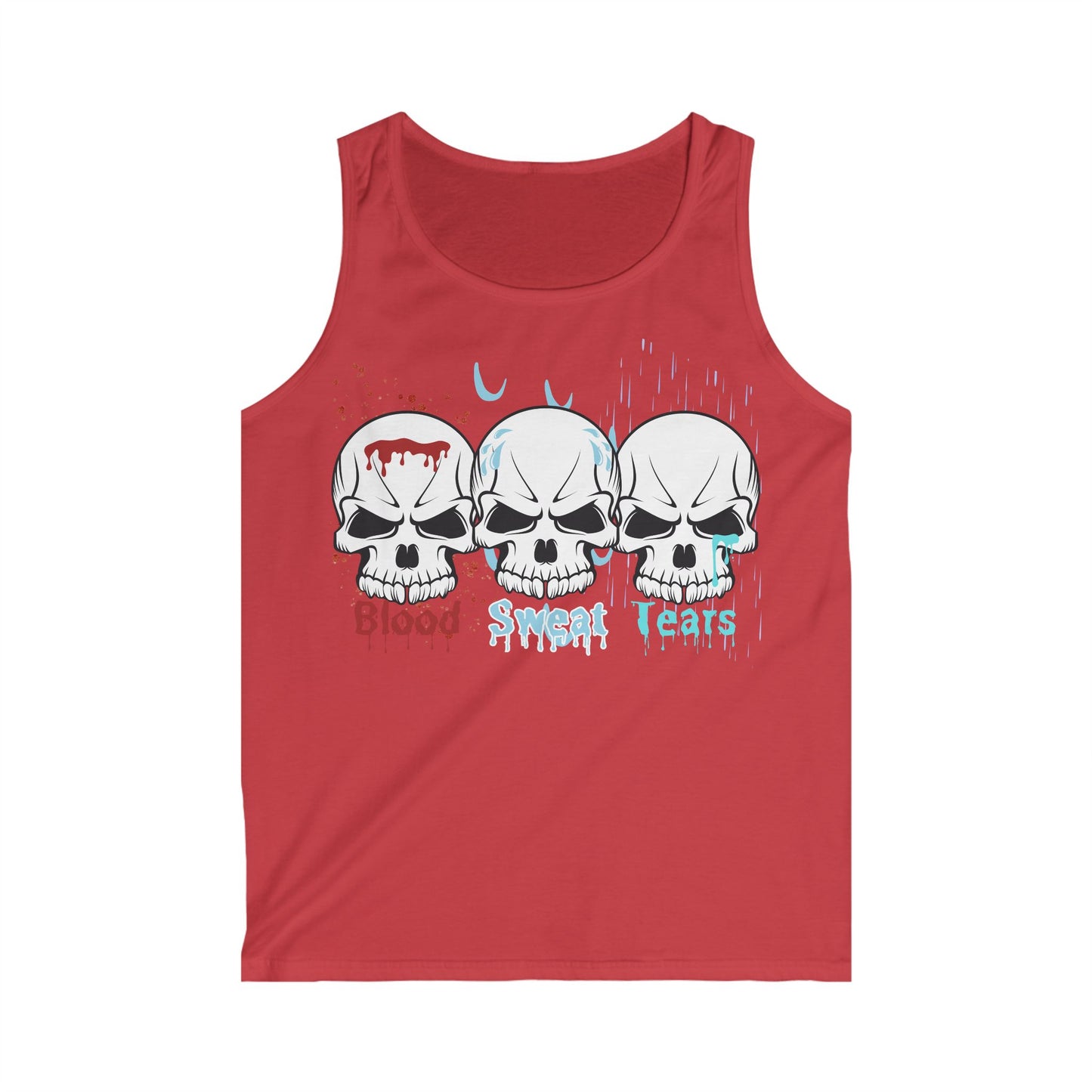 Men's gym gear blood sweat and tears Softstyle Tank Top