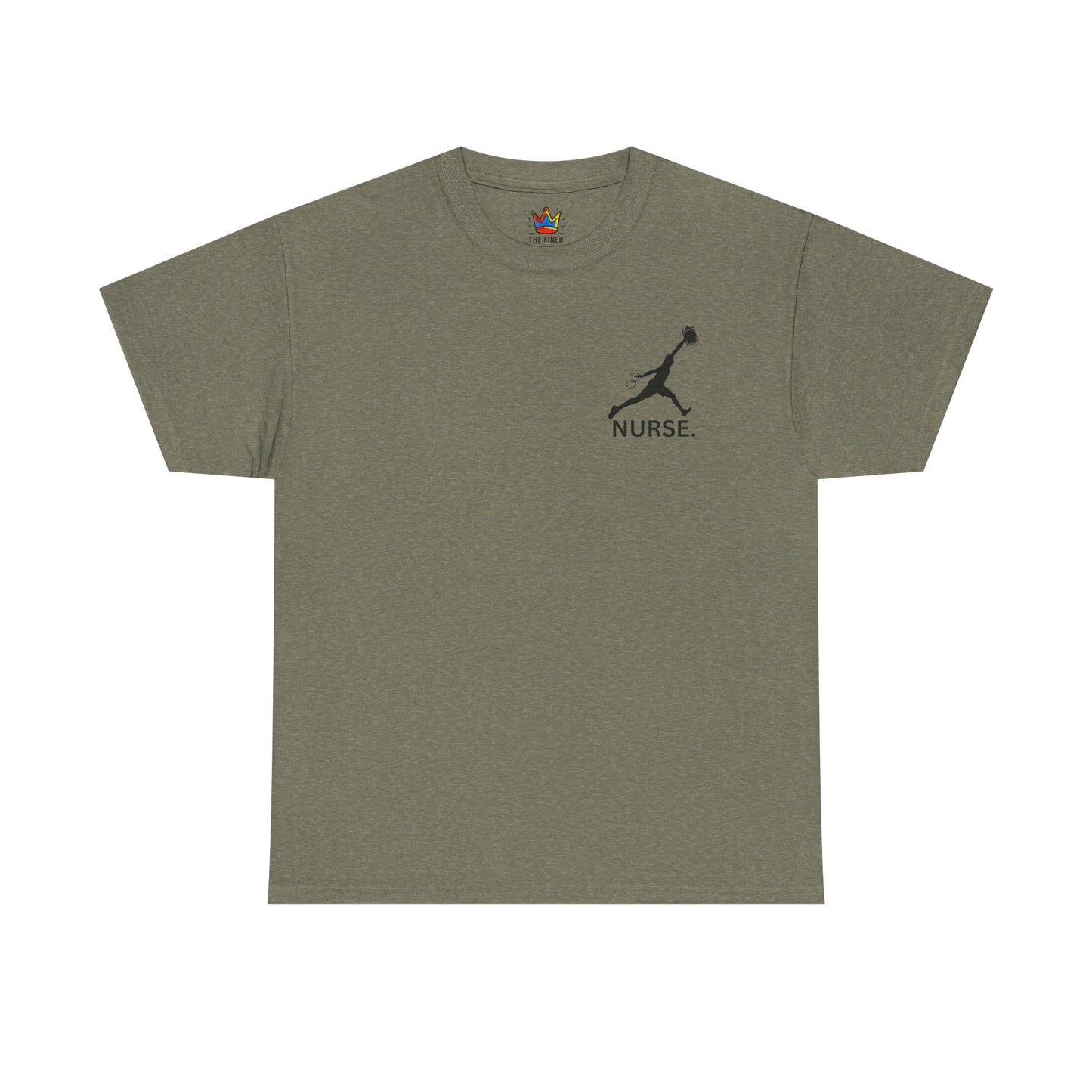 Jumpman Nurse T Shirt Bold Multicolor Athletic Nurse Shirt, Unisex Heavy Cotton Tee, Nursing Graduation Gift, RN Medical Staff Shirt