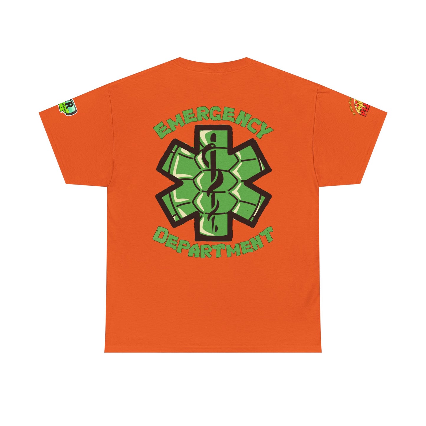 ER staff tee shirt nostalgic turtle power pizza time