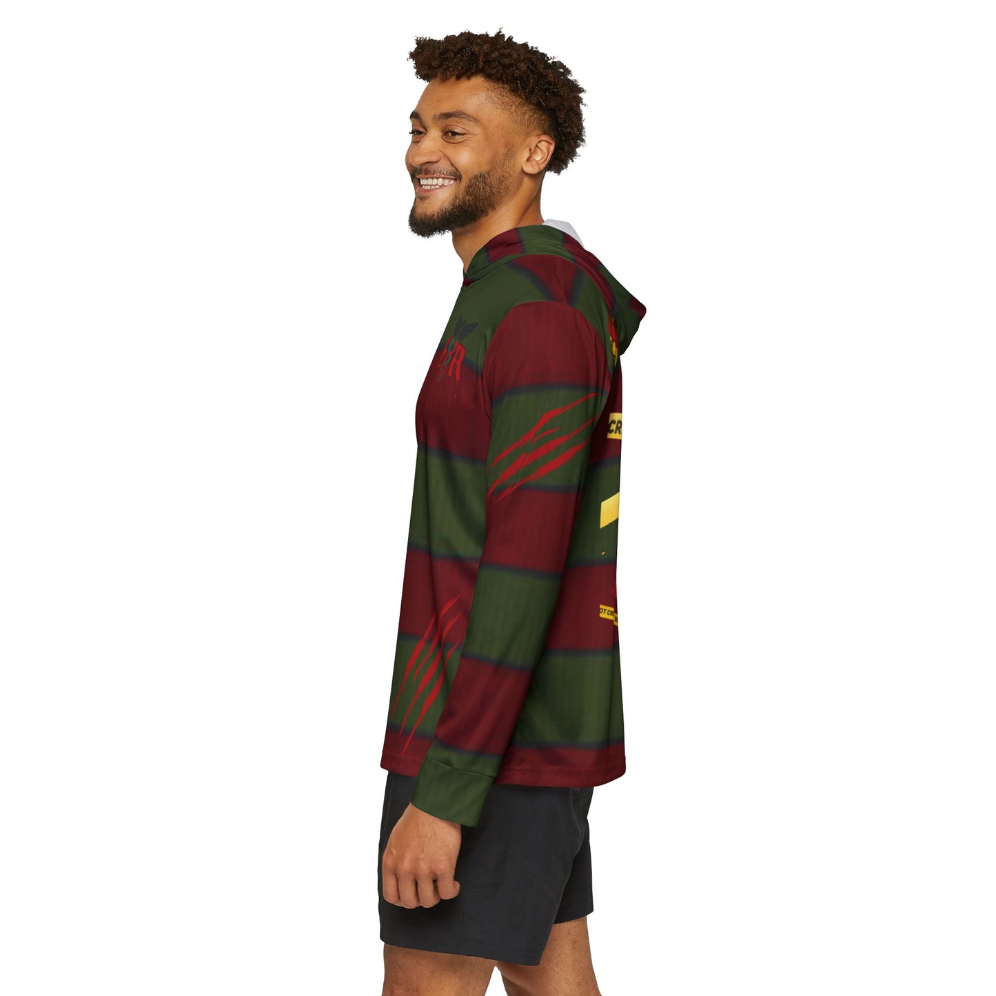 Halloween in the ER Nightmare on my street Sports Warmup Hoodie (AOP)