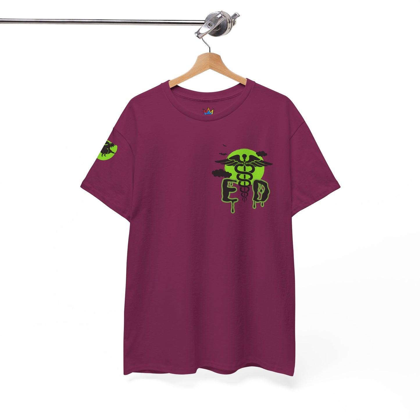Witches Boiling Cauldron Halloween themed emergency department Unisex Heavy Cotton Tee
