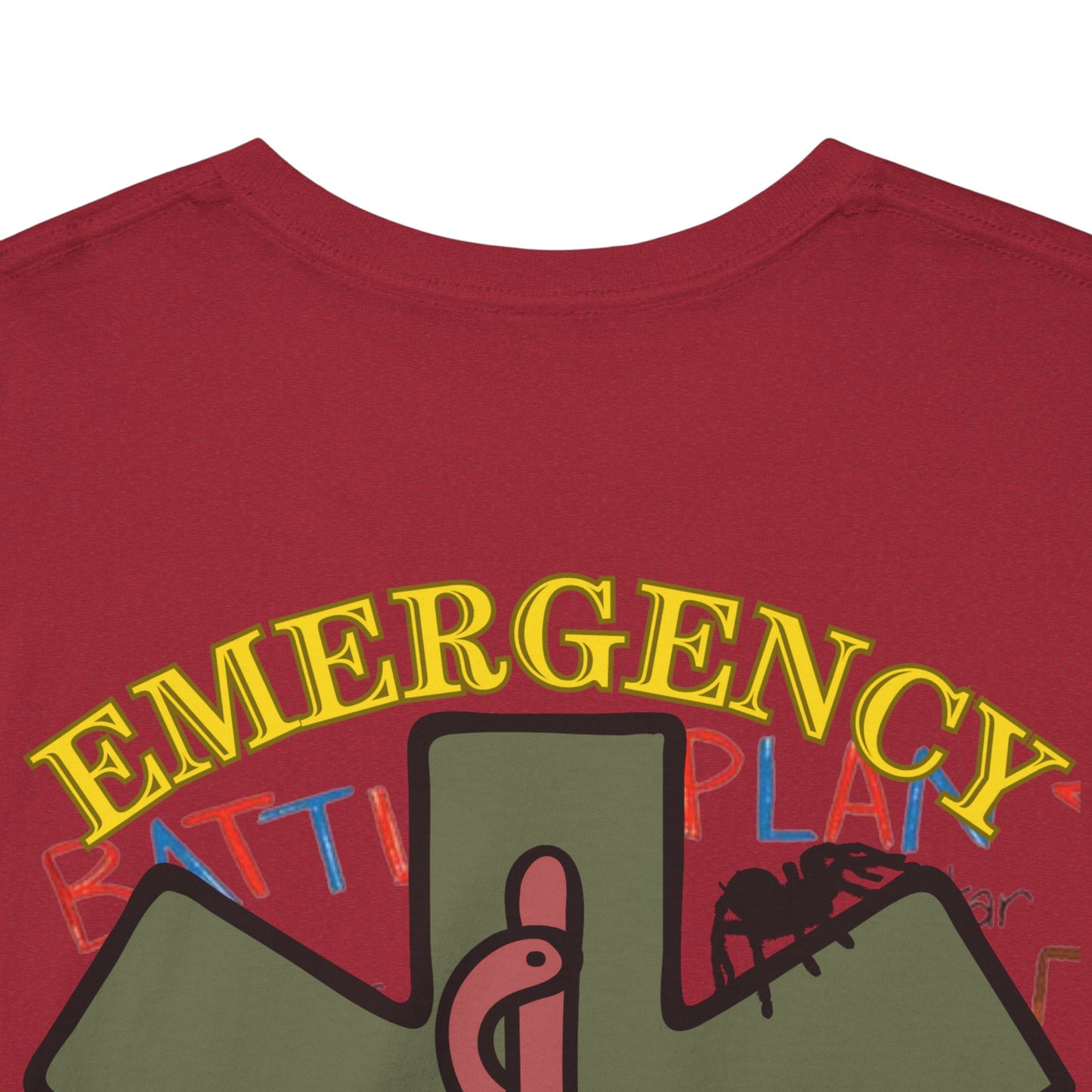 Home Alone in the ED Christmas themed Unisex Heavy Cotton Tee