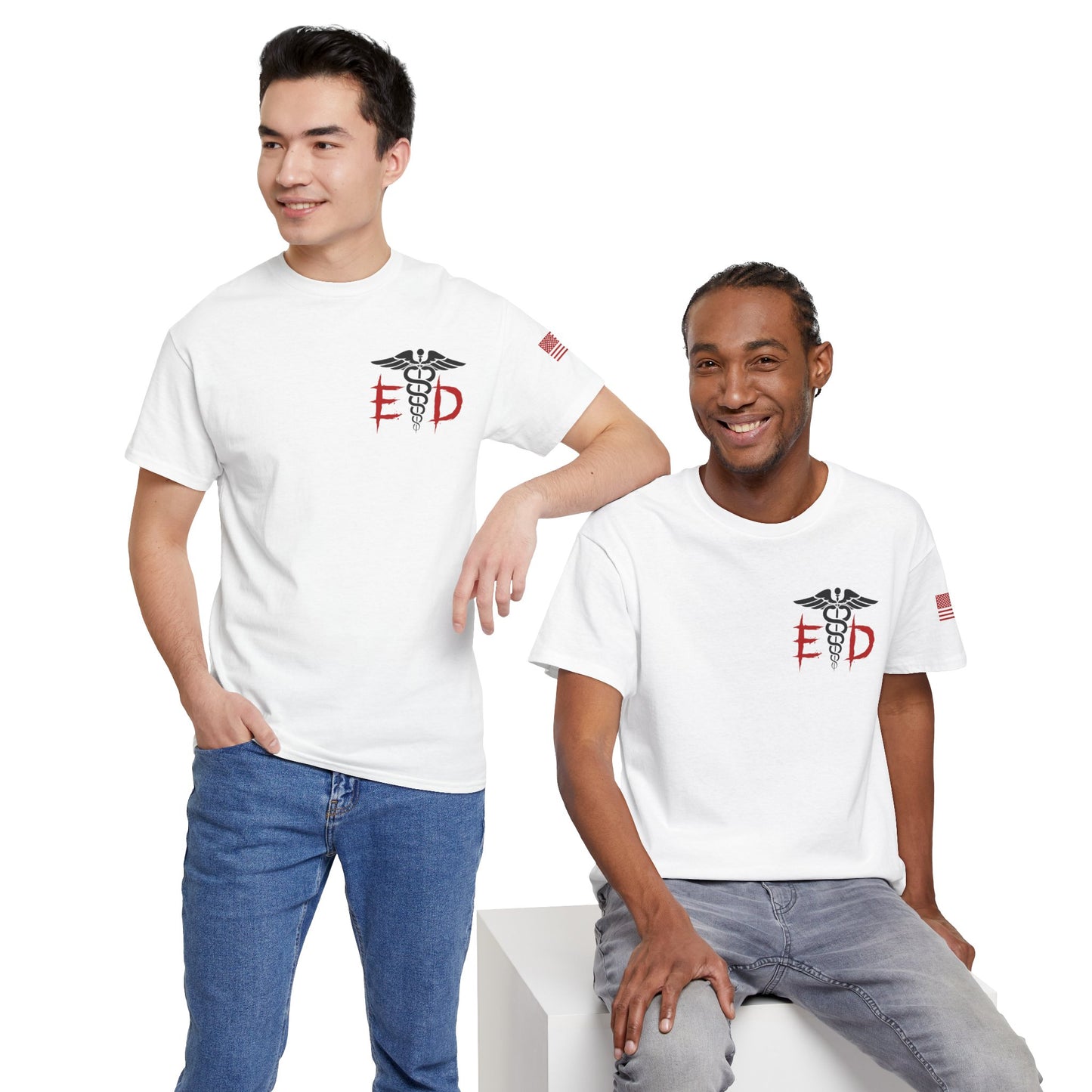 ER halloween clown t shirt Unisex Heavy Cotton Tee