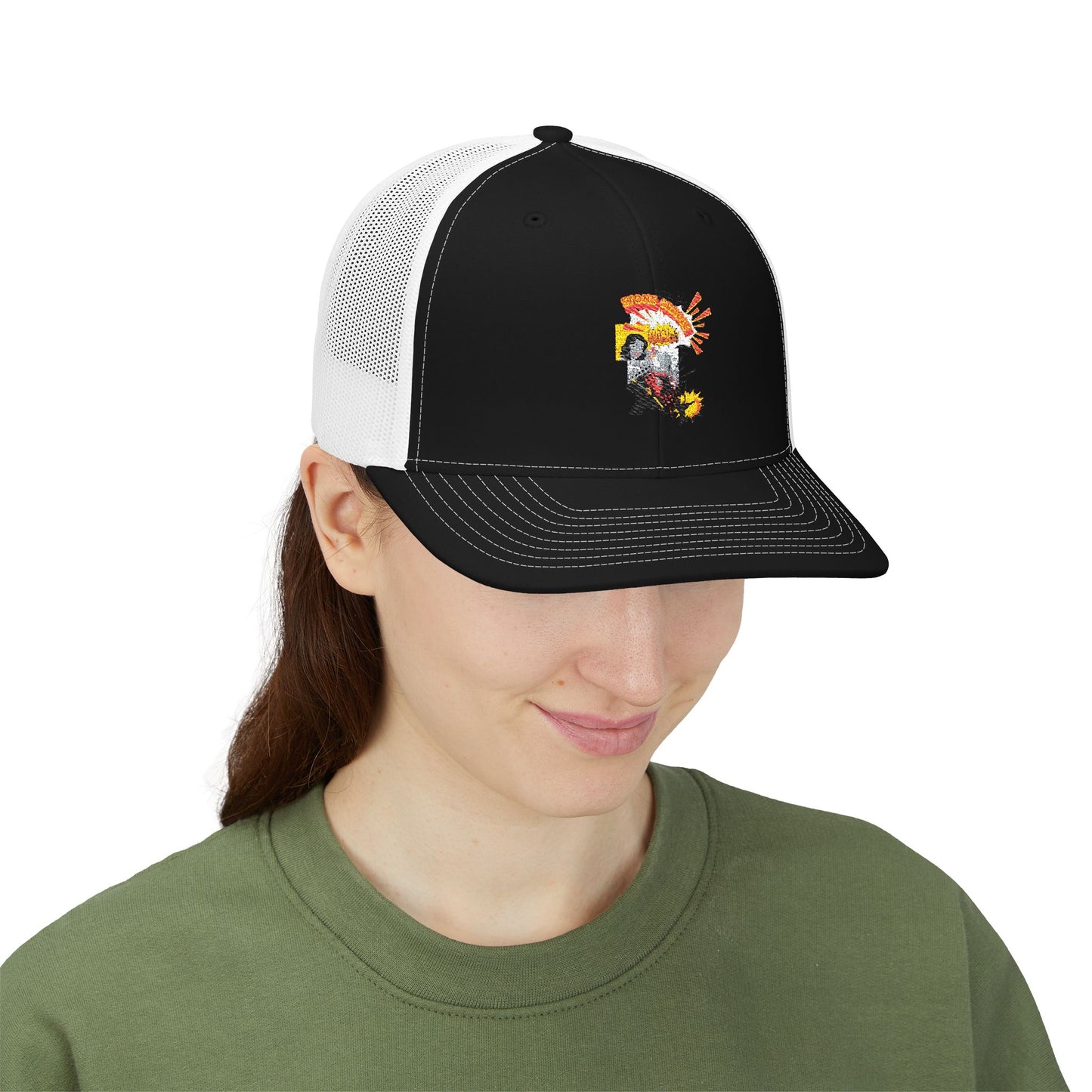 Snapback Trucker Cap (Embroidery) stone cradle