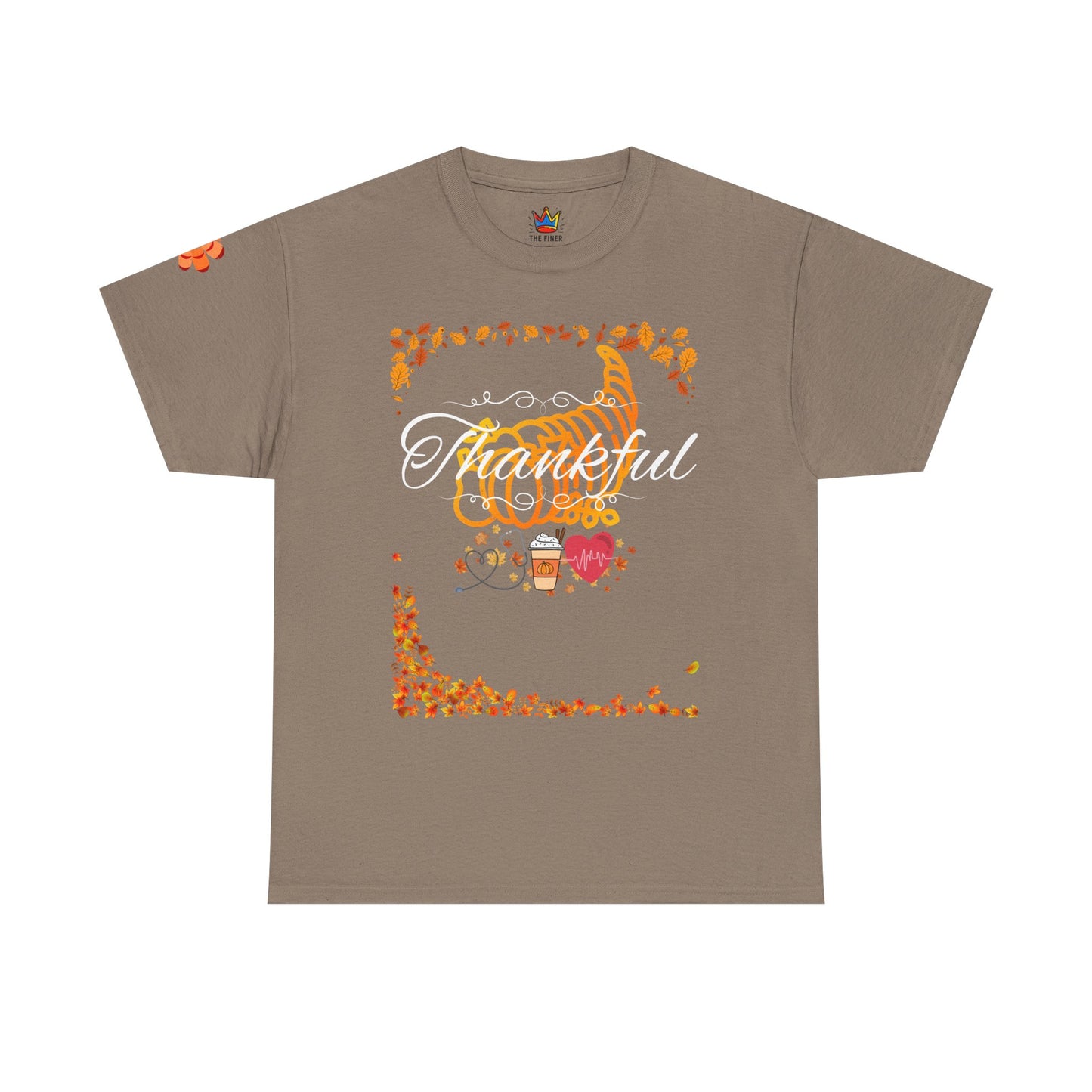 Thankful, Thanksgiving Emergency Department Unisex Heavy Cotton Tee