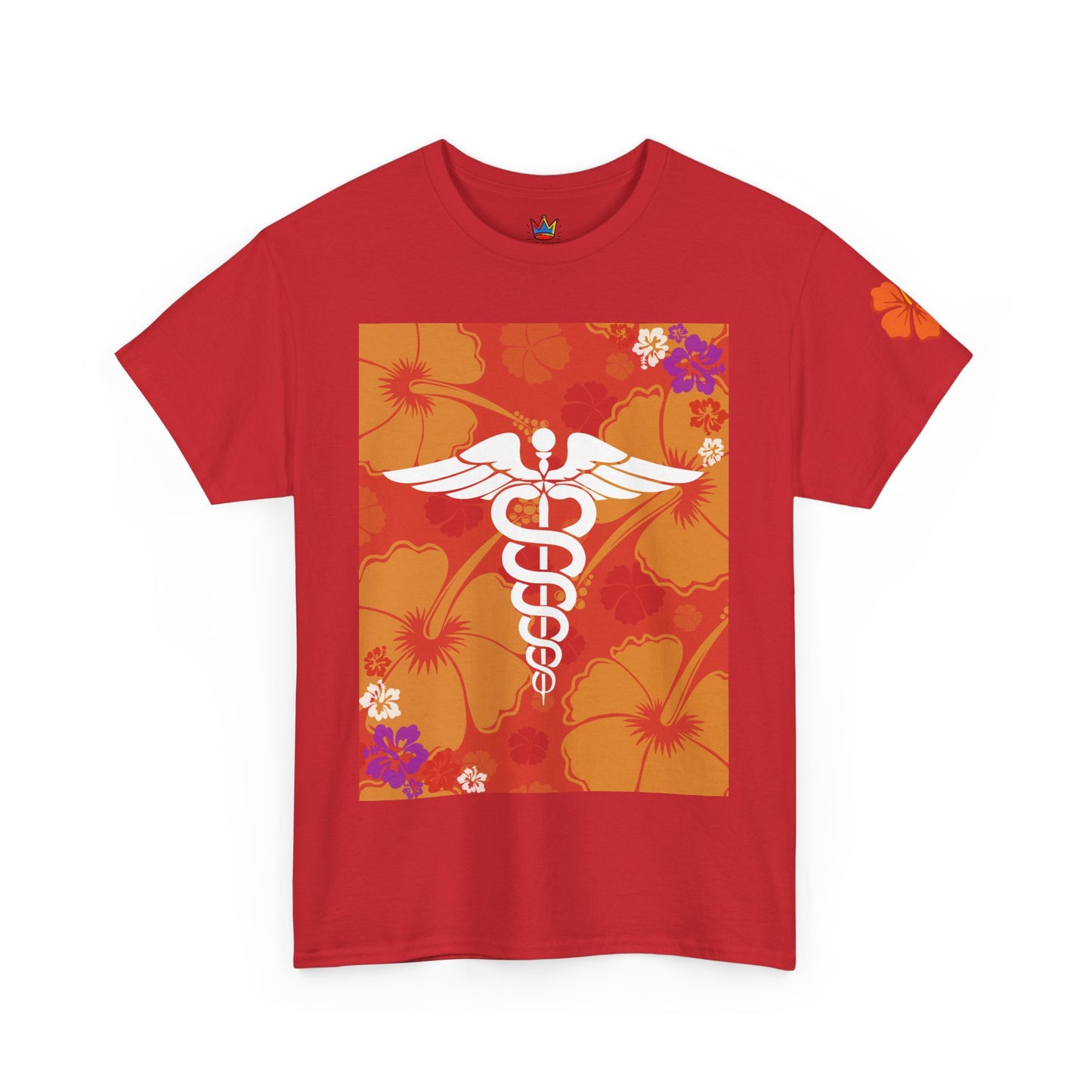 Hawaiian healthcare worker t shirt summer gift for healthcare heroes Unisex Heavy Cotton Tee