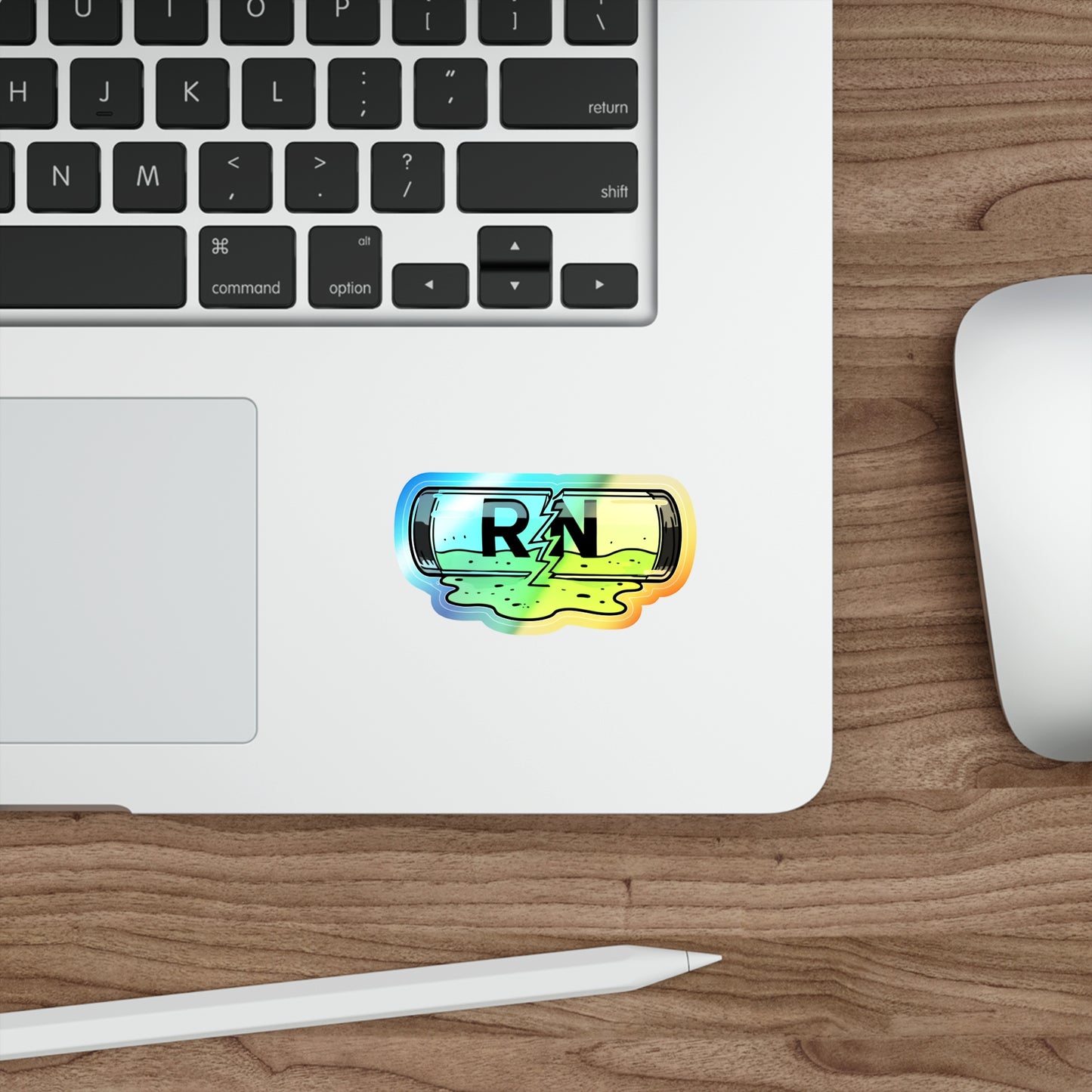 Holographic Die-cut RN Ooze Sticker