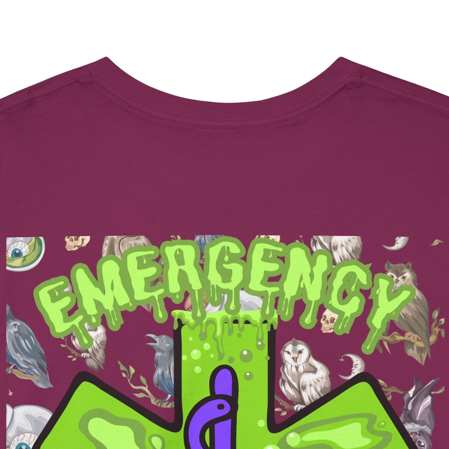Witches Boiling Cauldron Halloween themed emergency department Unisex Heavy Cotton Tee