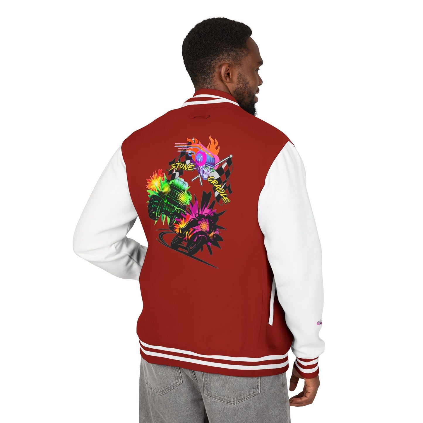 Unisex Heavyweight Letterman Jacket (Stone Cradle)