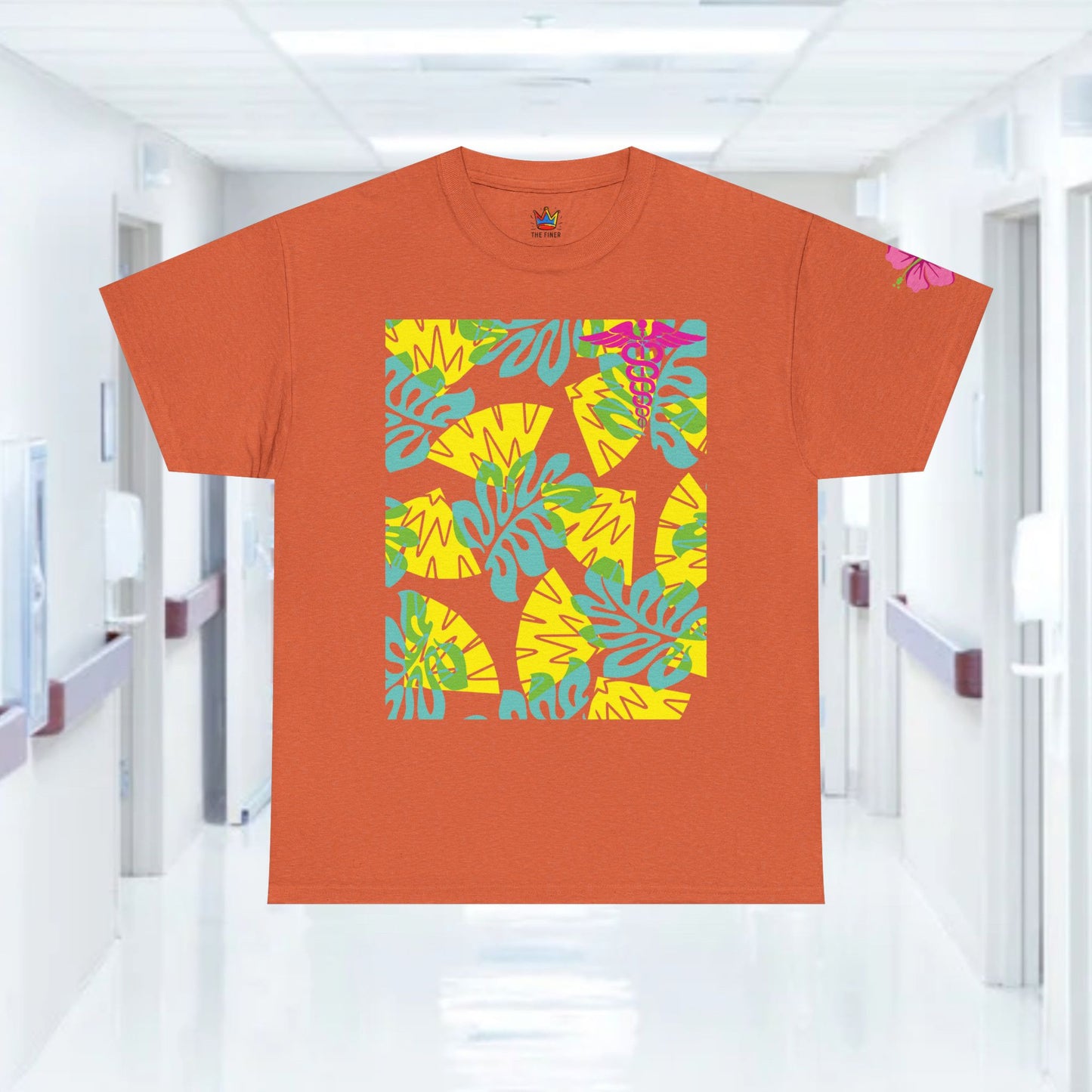 Summertime in the ER Hawaiian themed ED t shirt gift for nurses week floral ER shirt tropical themed er healthcare worker t shirt