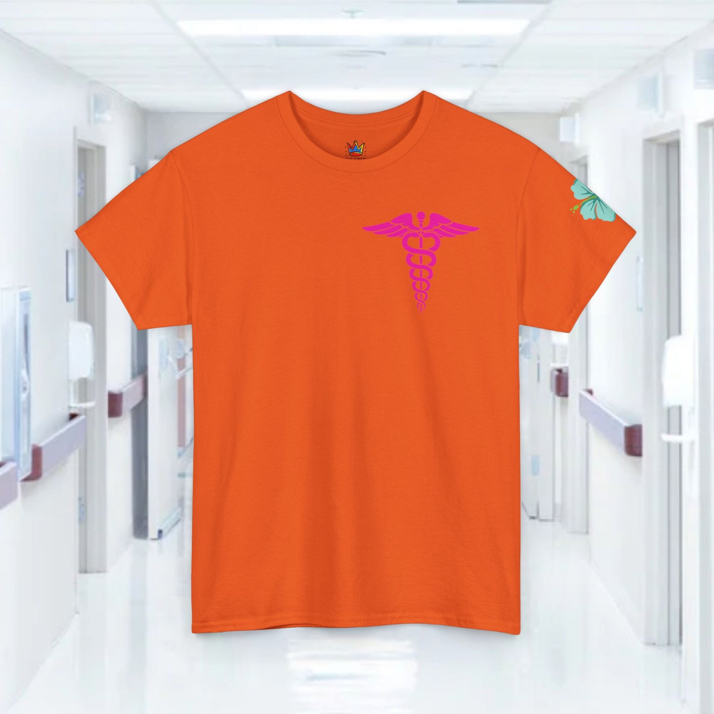 Copy of Summertime RN Hawaiian themed t shirt gift for nurses week floral RN shirt tropical themed RN healthcare worker gift t shirt