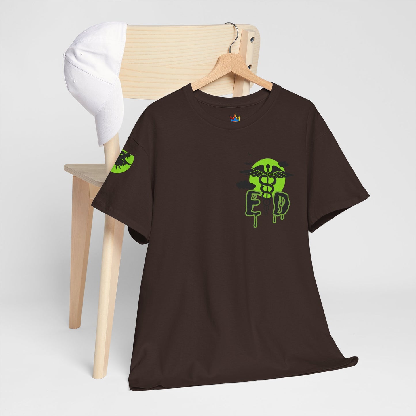 Witches Boiling Cauldron Halloween themed emergency department Unisex Heavy Cotton Tee