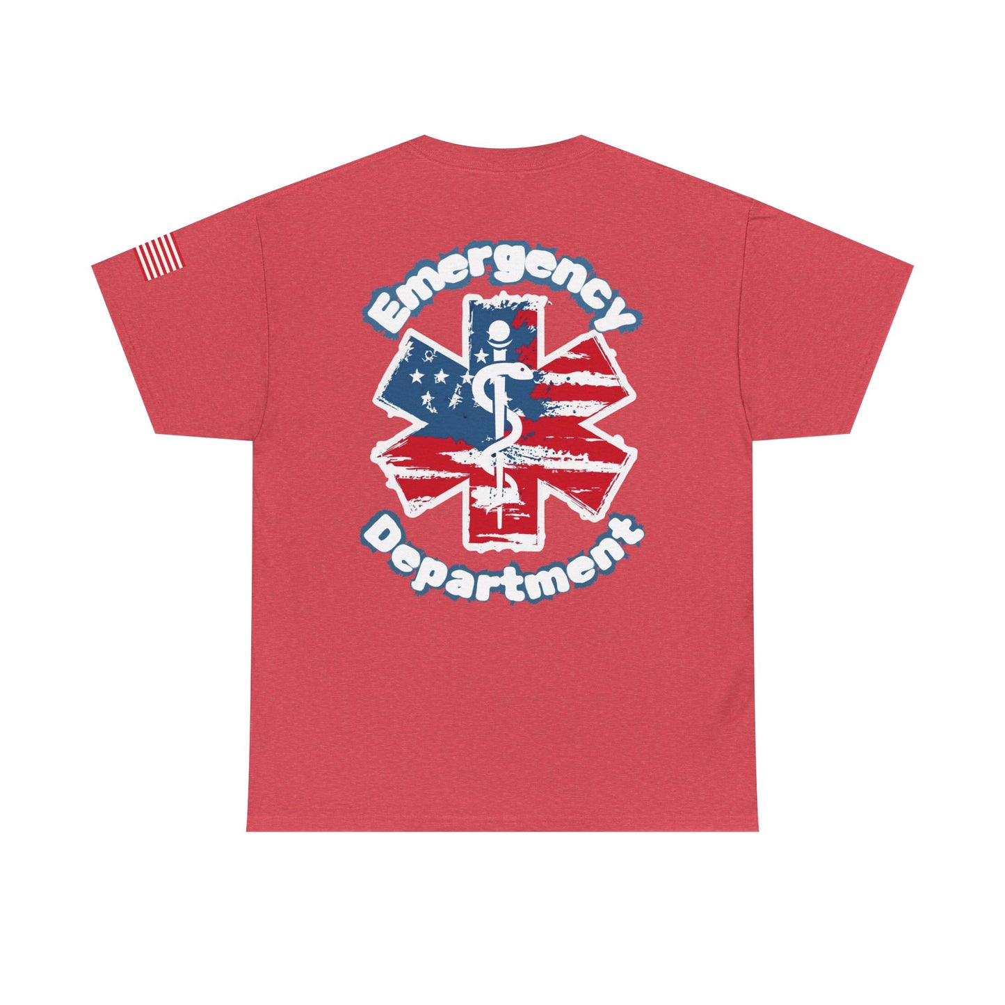 Patriotic Emergency Department T shirt gift for healthcare worker American flag star of life ED t-shirt