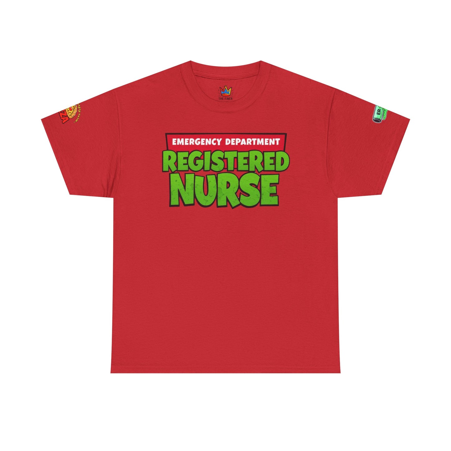 Pizza time, ER RN tee shirt nostalgic turtle power