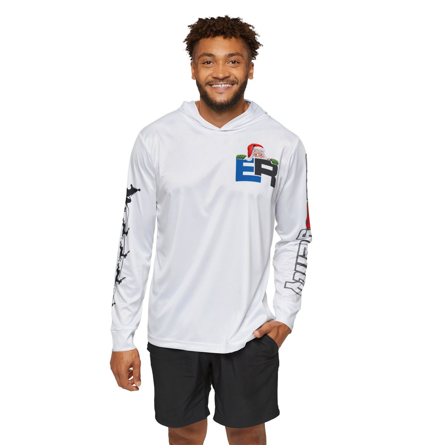 Christmas in the ER star of life snowflake Sports Warmup Hoodie (AOP)