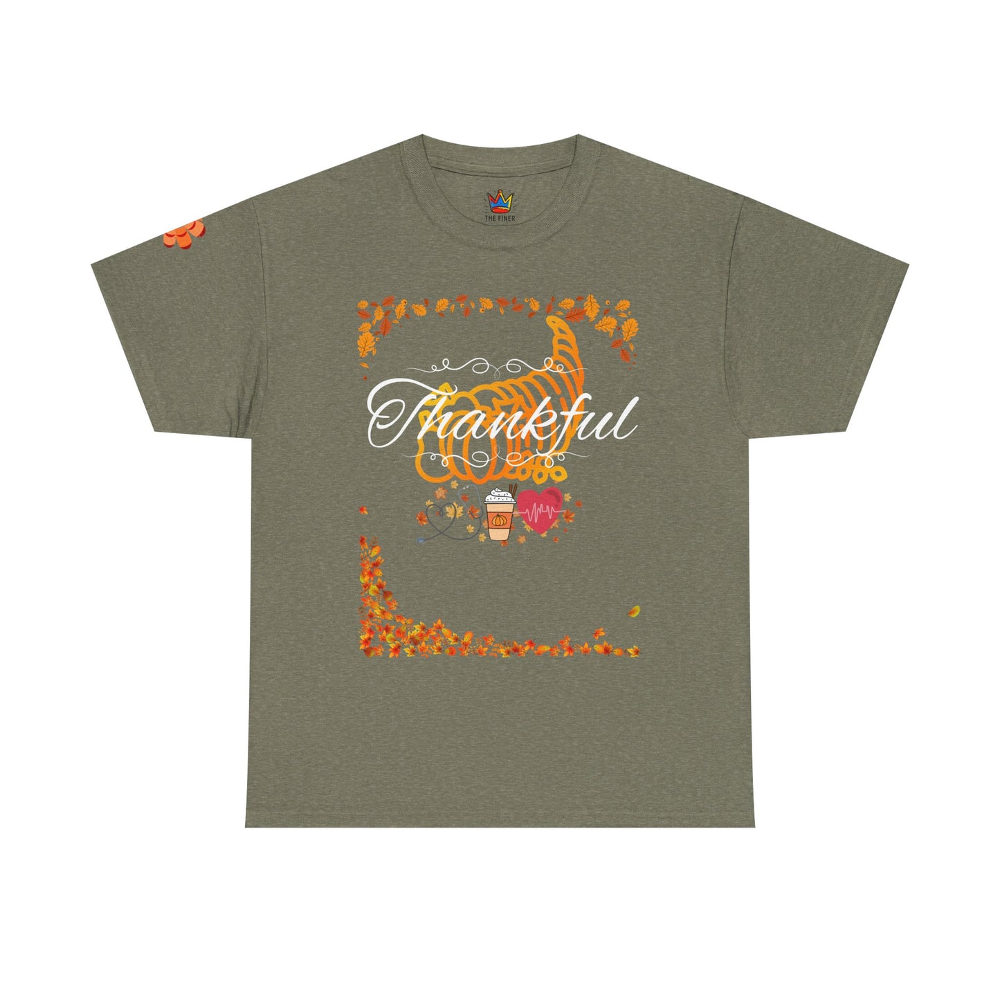 Thankful, Thanksgiving Emergency Department Unisex Heavy Cotton Tee