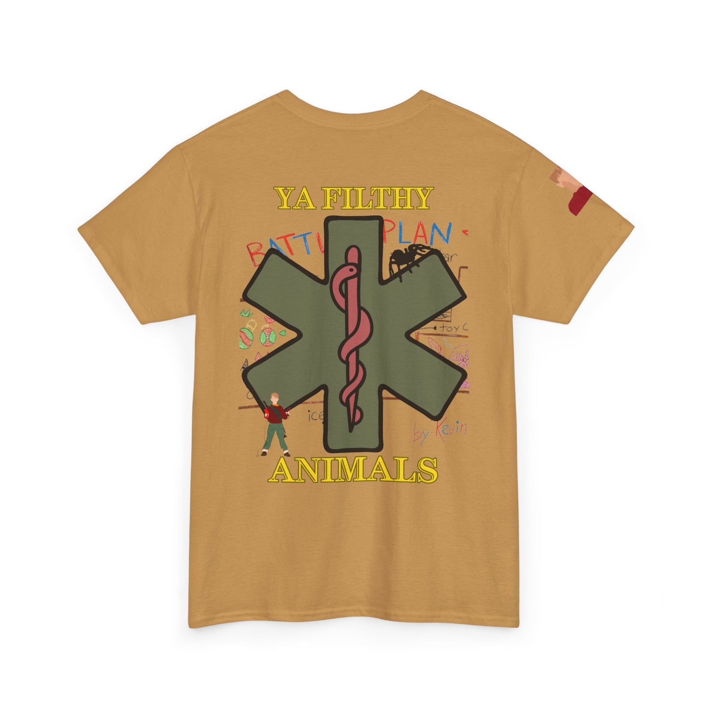 Home alone hospital edition Christmas Unisex Heavy Cotton Tee