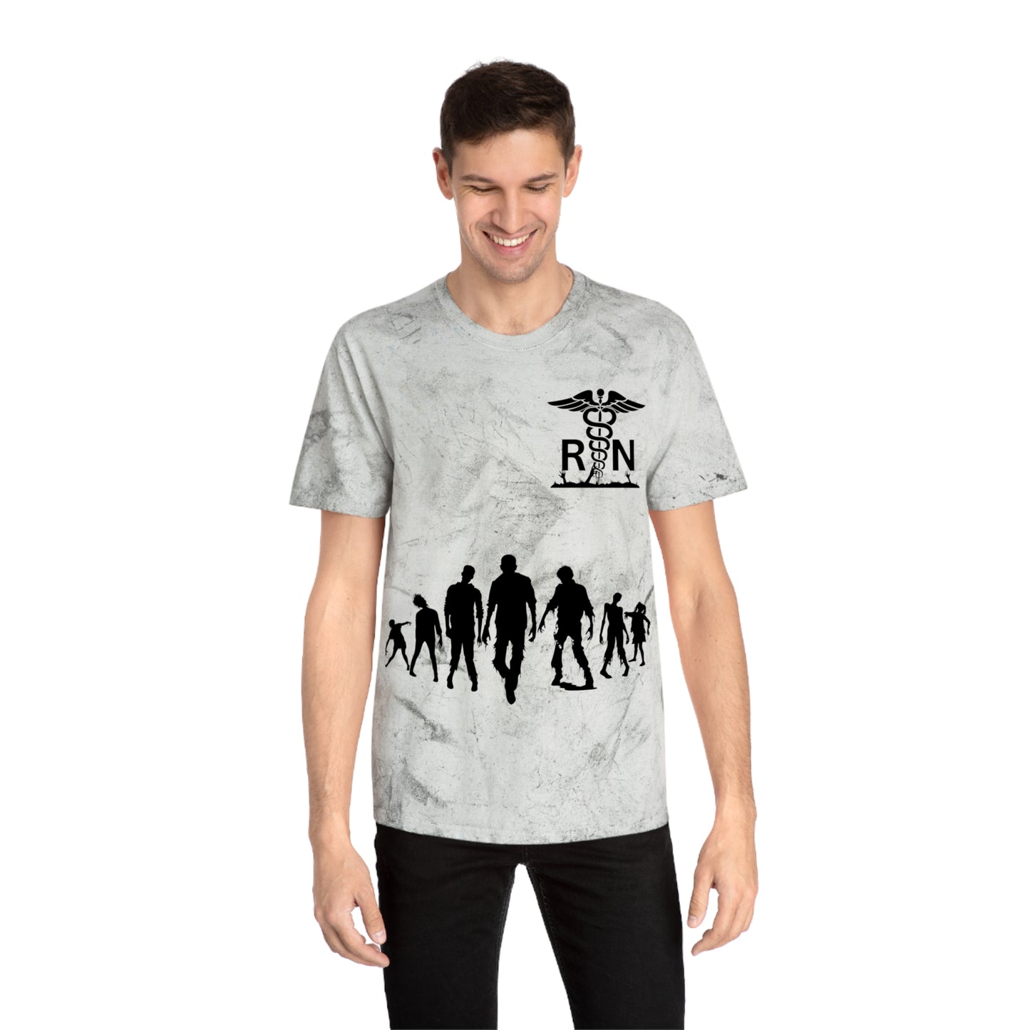 Night of the undead full blood moon zombie horde RN comfort colors Unisex Color Blast T-Shirt