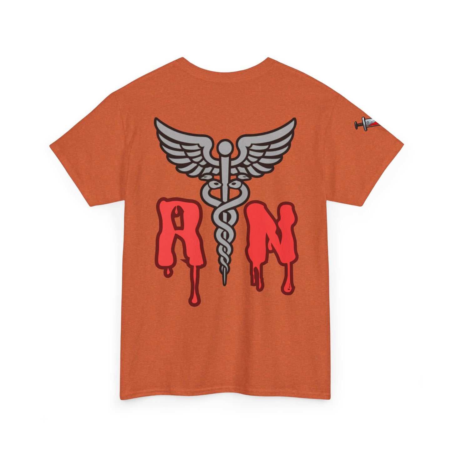 Nursing Halloween t shirt gift Friday the 13th RN T-shirt Jacob hockey mask with spooky RN emblem