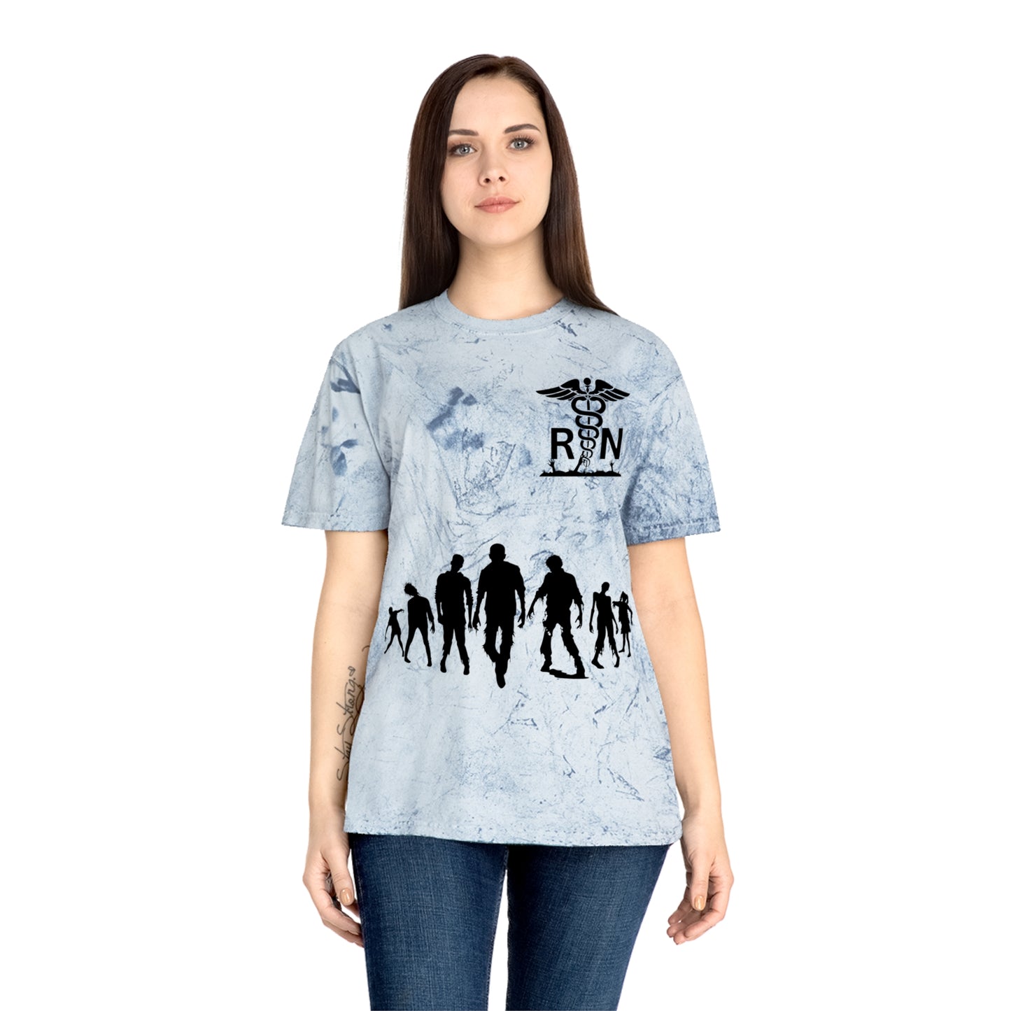 Night of the undead full blood moon zombie horde RN comfort colors Unisex Color Blast T-Shirt