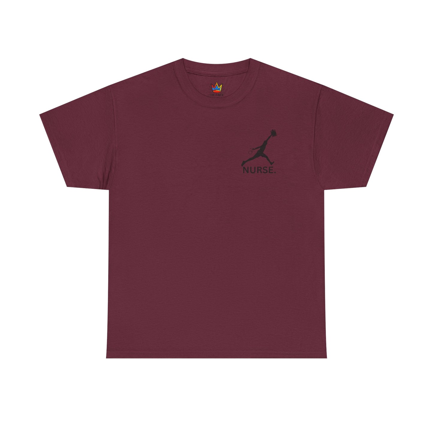Jumpman Nurse T Shirt Bold Multicolor Athletic Nurse Shirt, Unisex Heavy Cotton Tee, Nursing Graduation Gift, RN Medical Staff Shirt