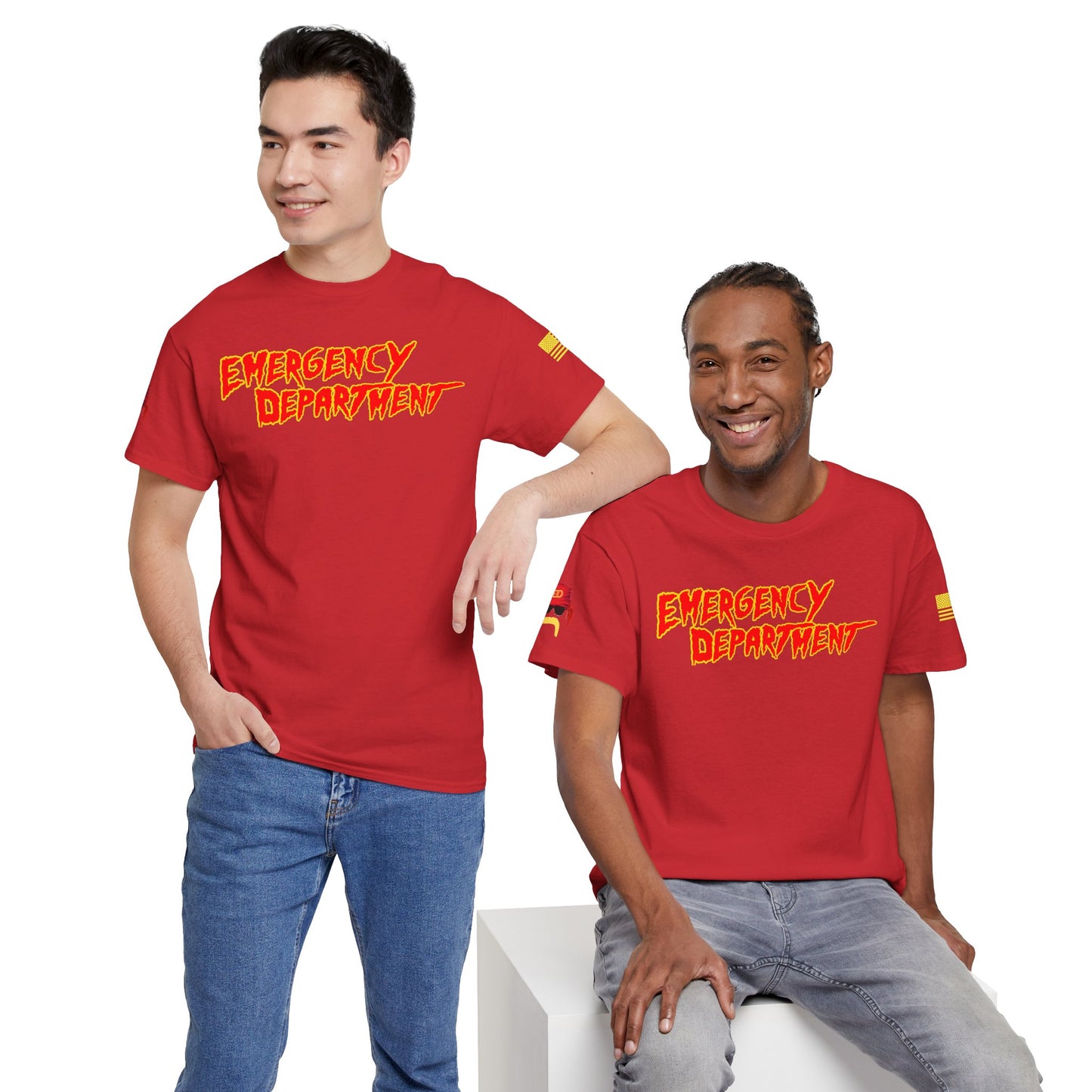 ER Mania Runnin Wild wrestling legend homage Unisex Heavy Cotton Tee