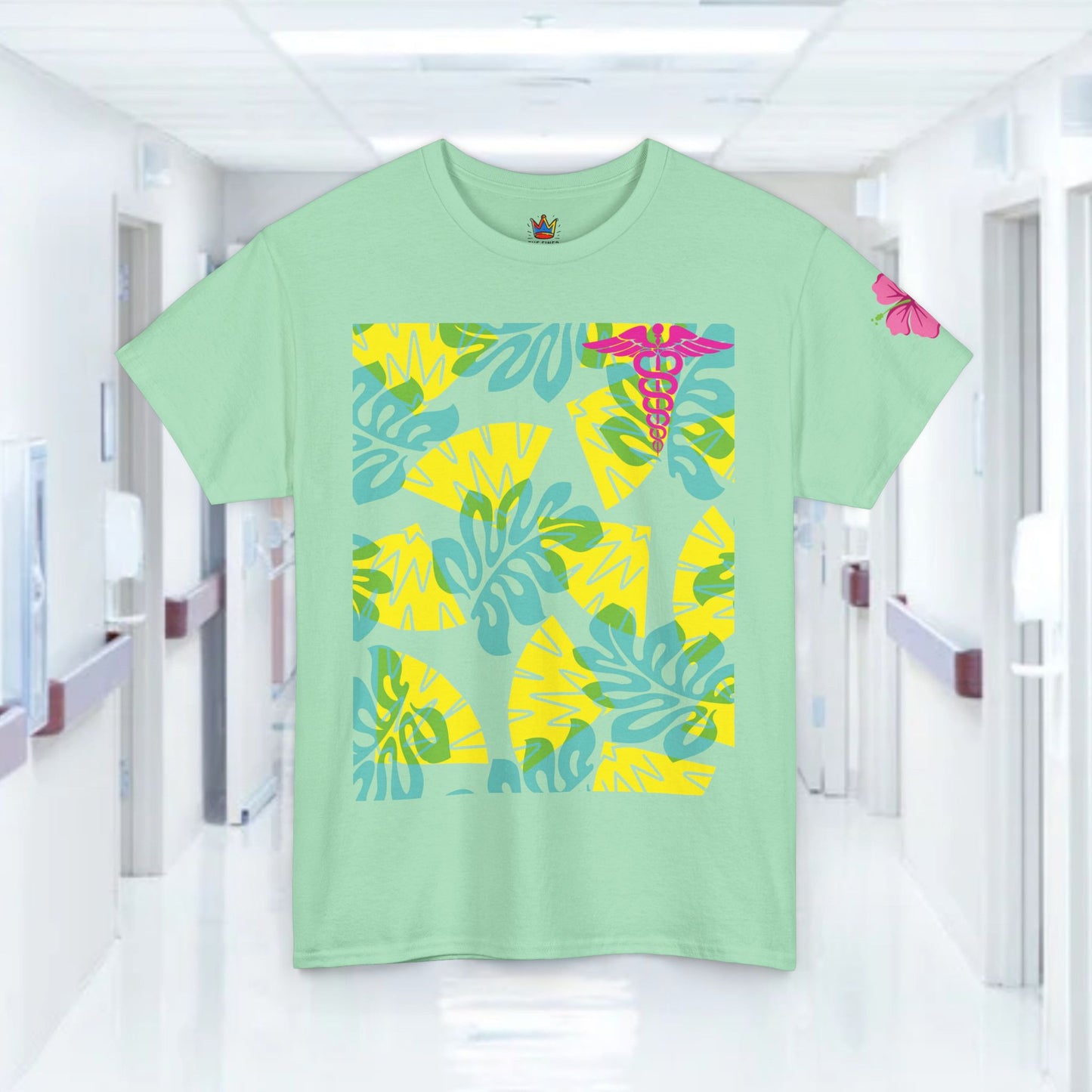 Summertime in the ER Hawaiian themed ED t shirt gift for nurses week floral ER shirt tropical themed er healthcare worker t shirt