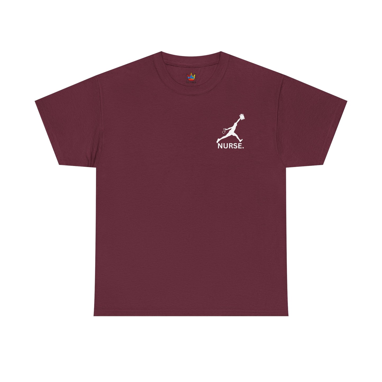 Jumpman Nurse T-Shirt Bold Multicolor Athletic Nurse Shirt, Unisex Heavy Cotton Tee, Nursing Graduation Gift, RN Nursing Staff Shirt